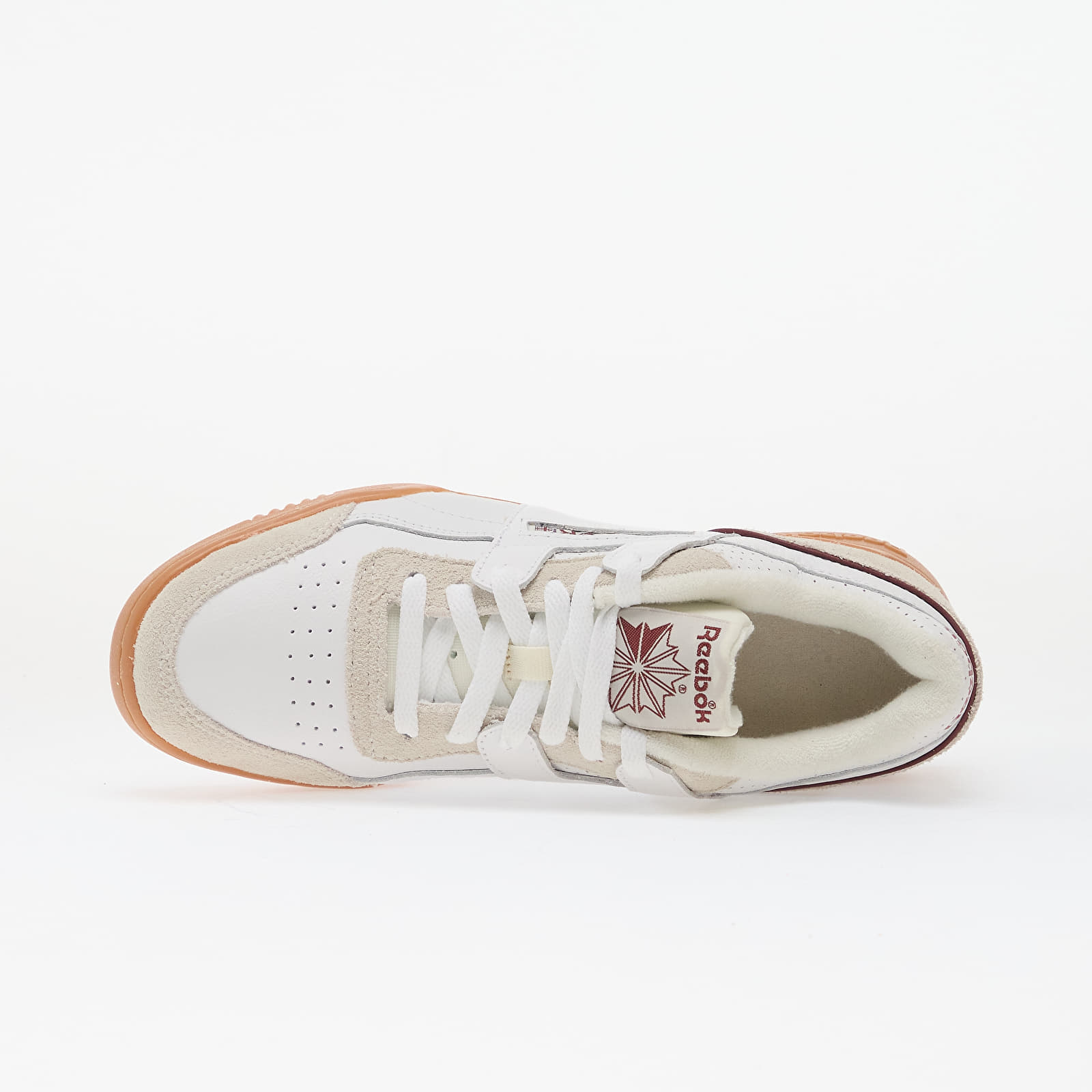 Miesten kengät Reebok Workout Plus White/ Classic Burgundy/ Chalk