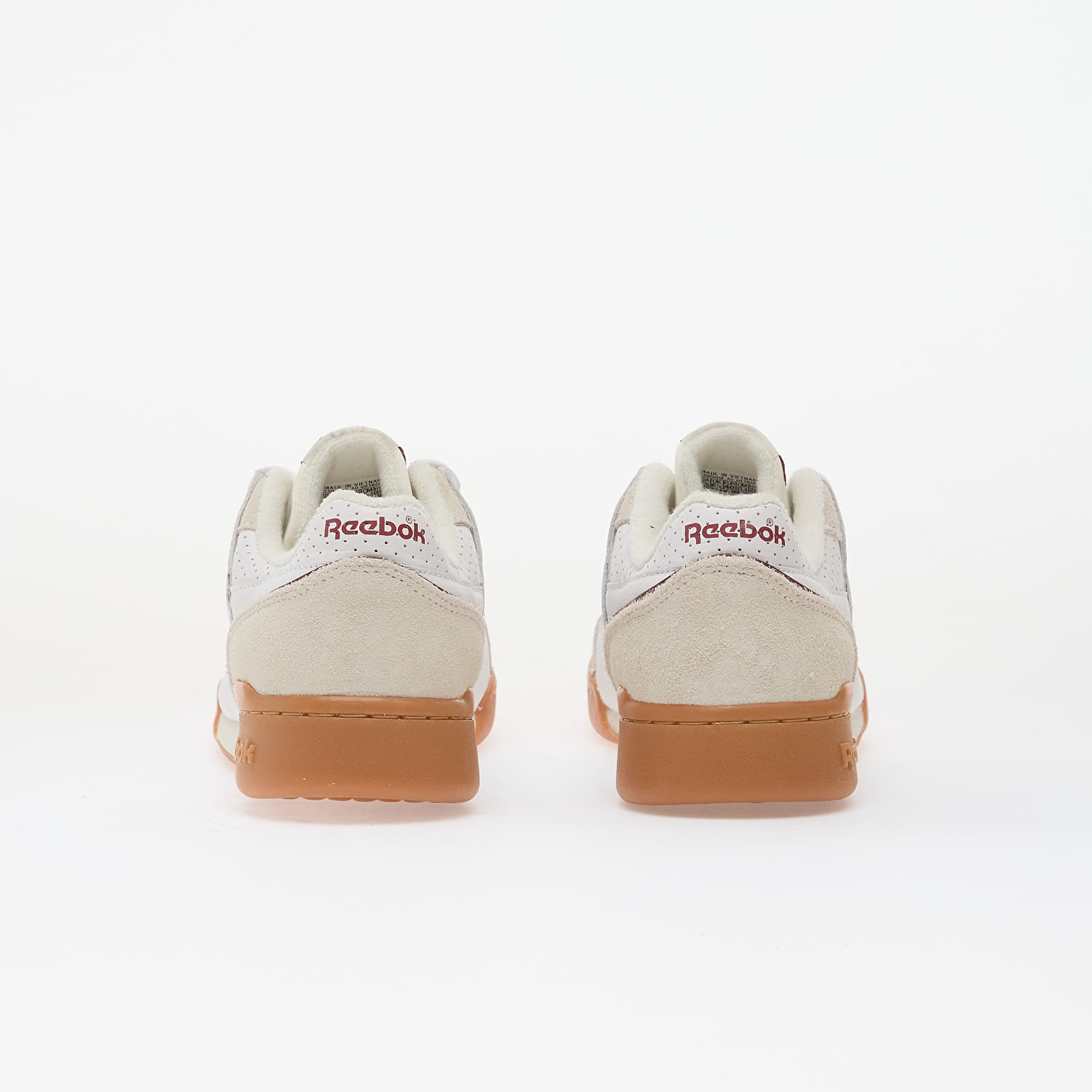 Miesten kengät Reebok Workout Plus White/ Classic Burgundy/ Chalk