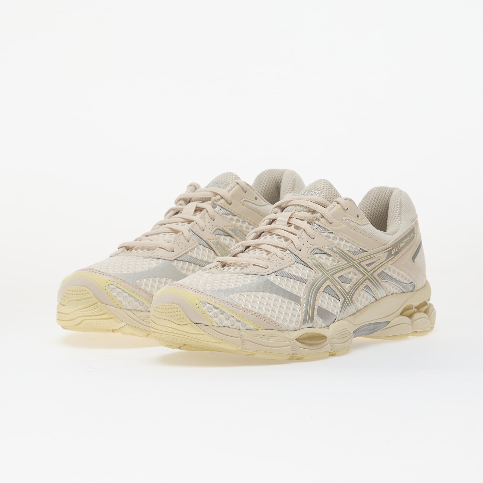 Herren Sneaker und Schuhe Asics Gel-Cumulus 16 Cream/ Pure Silver