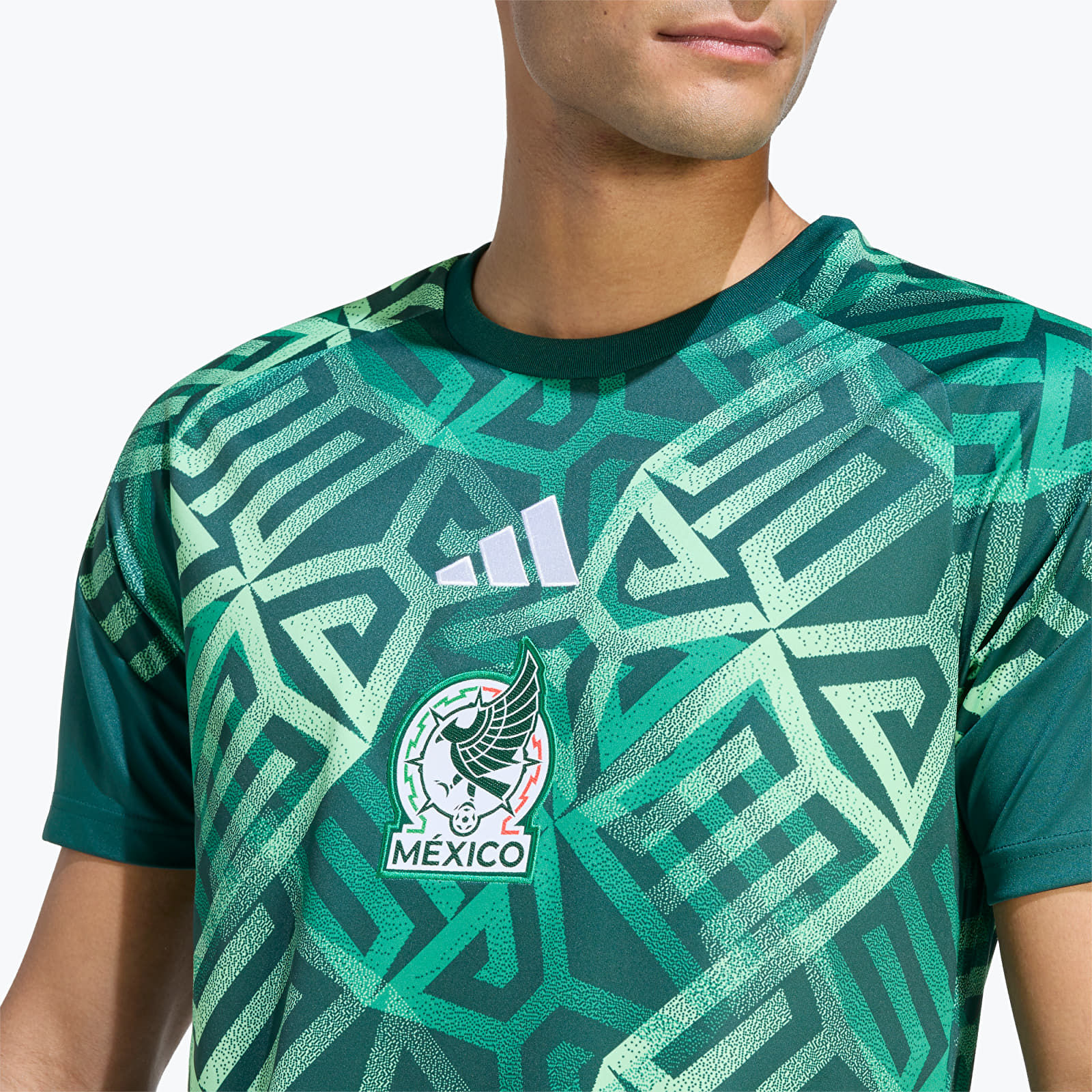 Camisetas adidas Mexico 26 Home Pre Match Jersey Aurora Ivy
