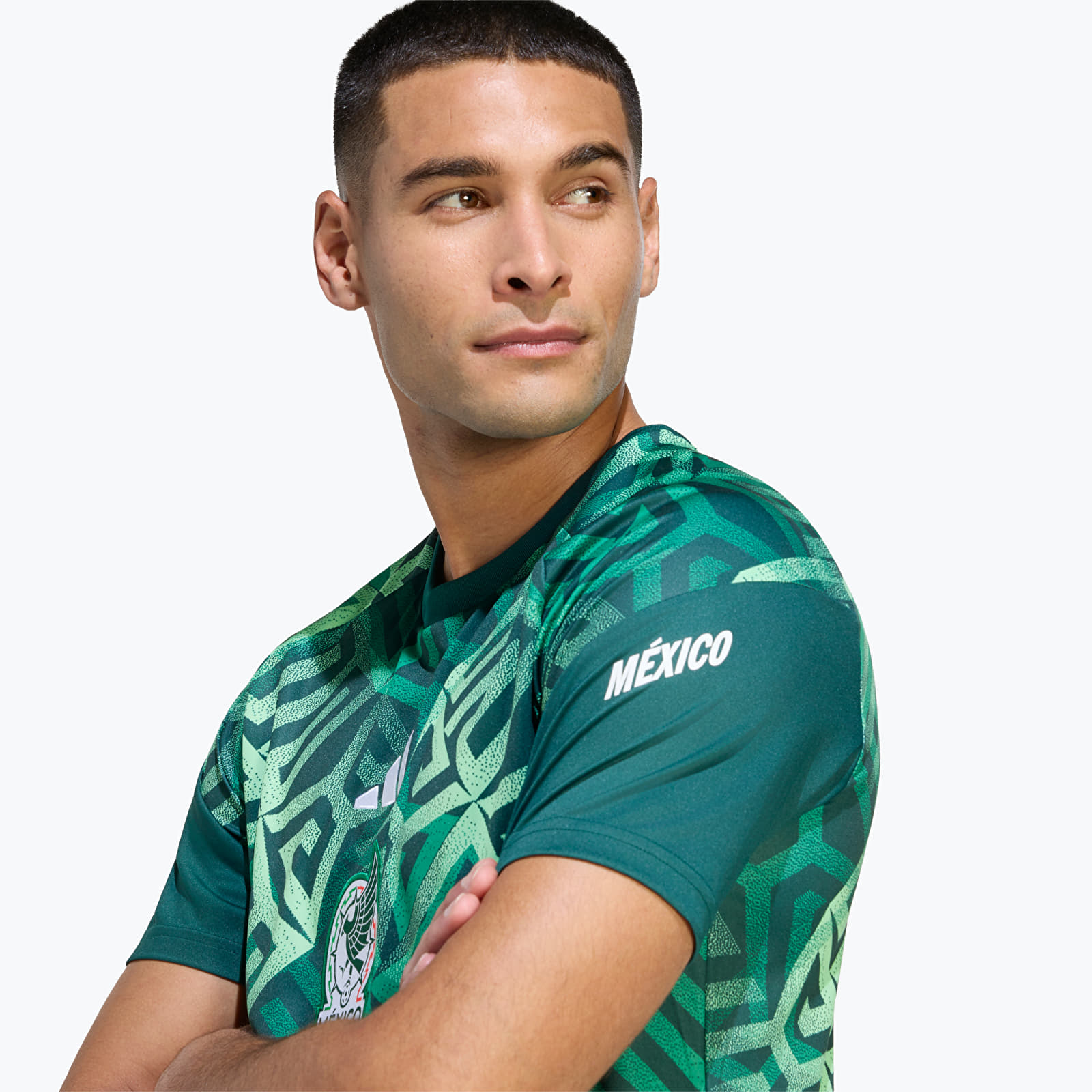 Camisetas adidas Mexico 26 Home Pre Match Jersey Aurora Ivy
