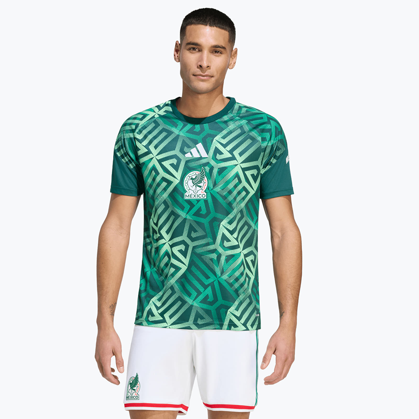 Camisetas adidas Mexico 26 Home Pre Match Jersey Aurora Ivy