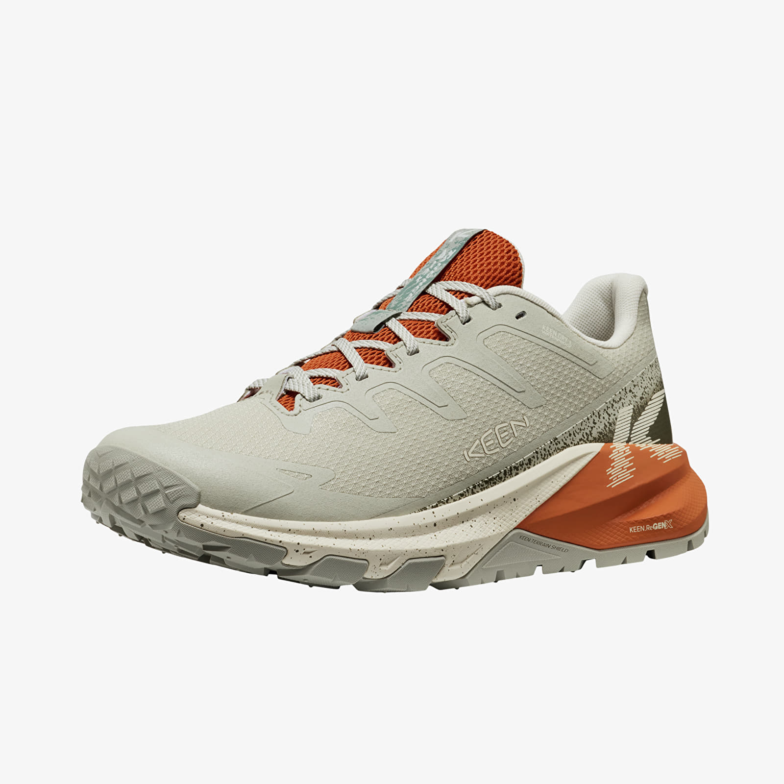 Herren Sneaker und Schuhe KEEN Targhee Apex Wp Men Abbey Stone/ Gold Flame
