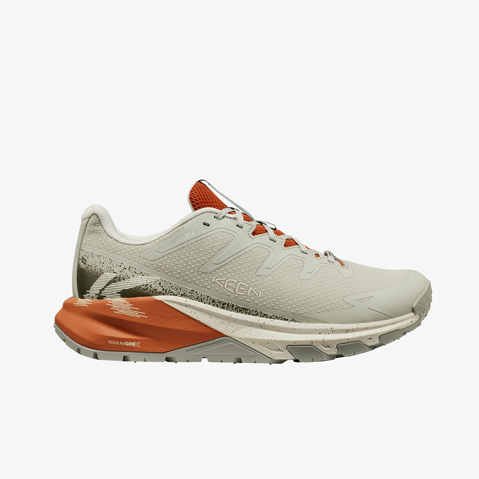 Herren Sneaker und Schuhe KEEN Targhee Apex Wp Men Abbey Stone/ Gold Flame