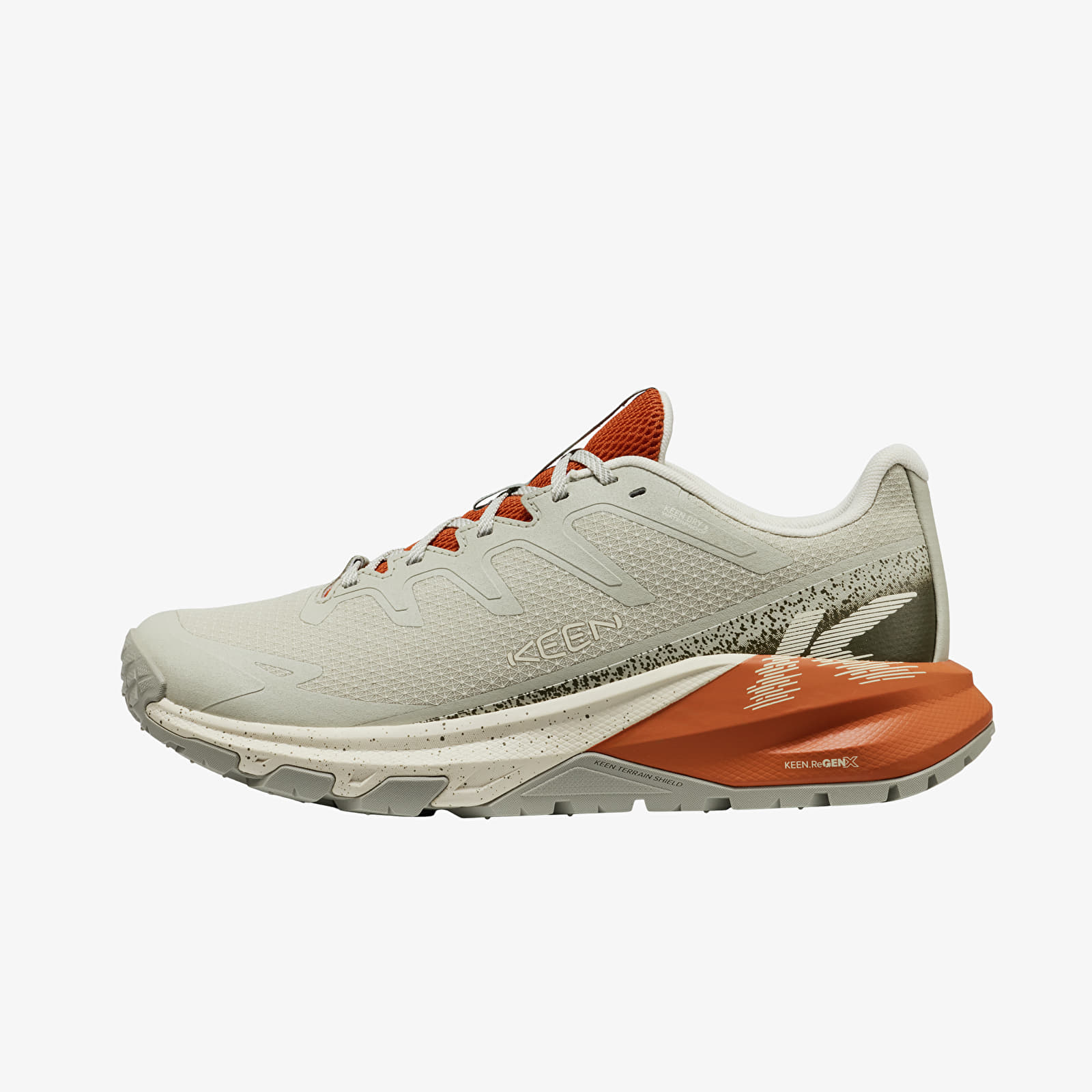 Herren Sneaker und Schuhe KEEN Targhee Apex Wp Men Abbey Stone/ Gold Flame