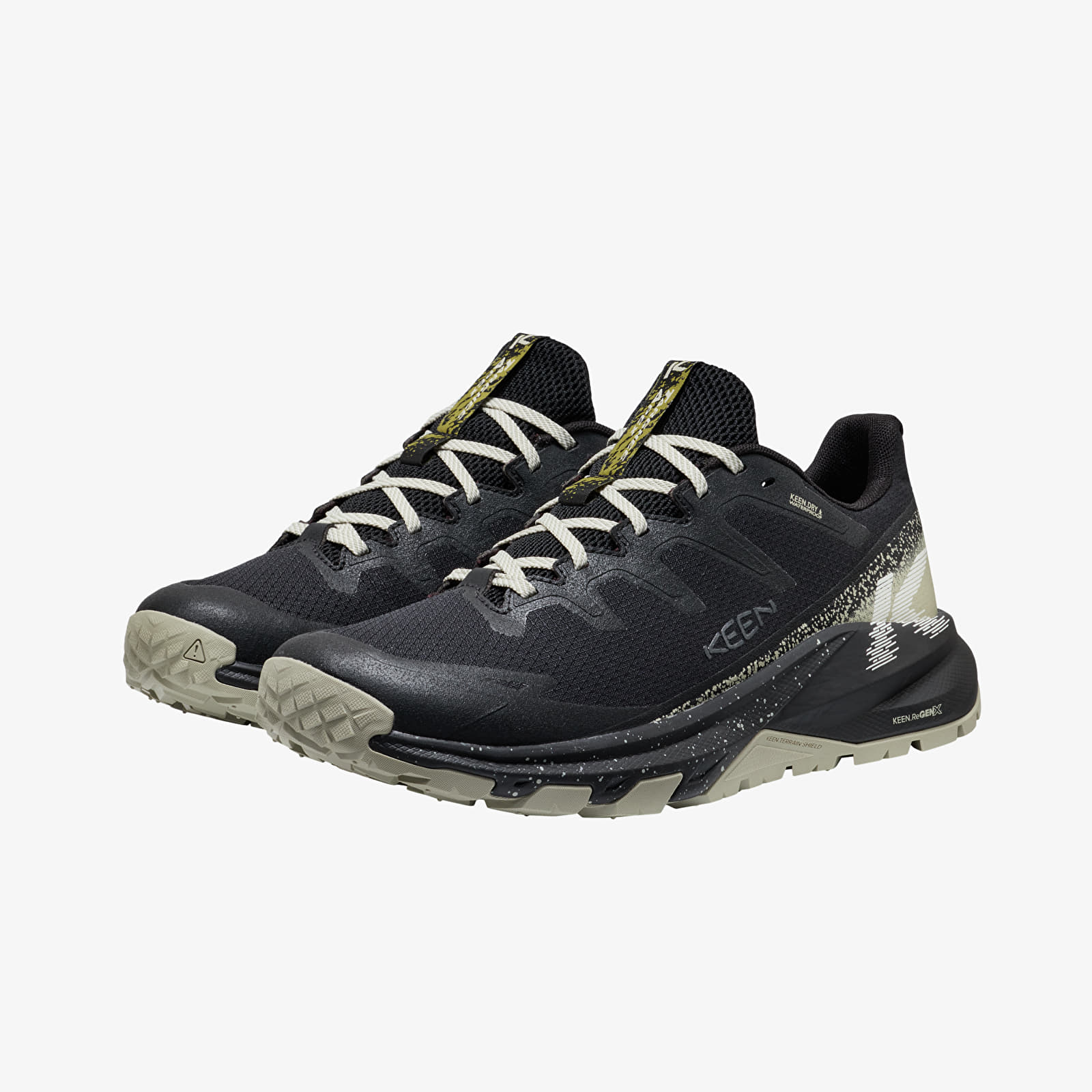 Herren Sneaker und Schuhe KEEN Targhee Apex Wp Men Black/ Abbey Stone