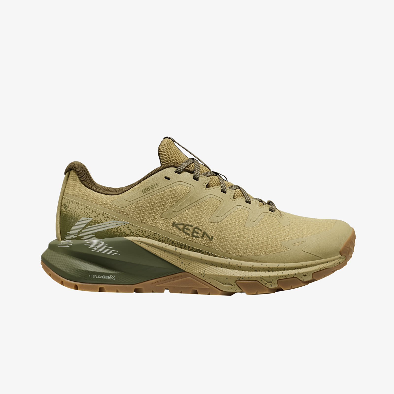 Herren Sneaker und Schuhe KEEN Targhee Apex Wp Men Dark Olive/ Khaki
