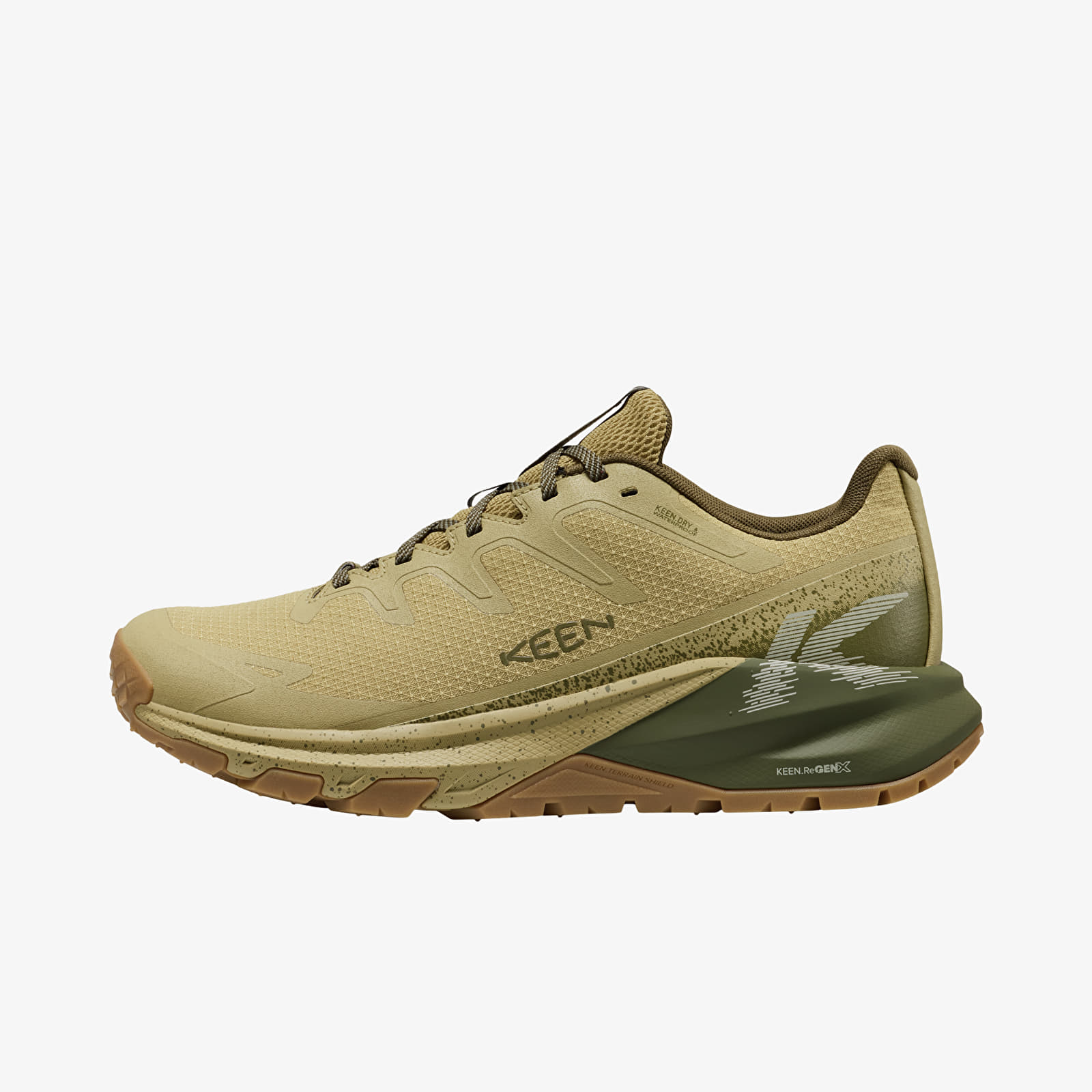Herren Sneaker und Schuhe KEEN Targhee Apex Wp Men Dark Olive/ Khaki