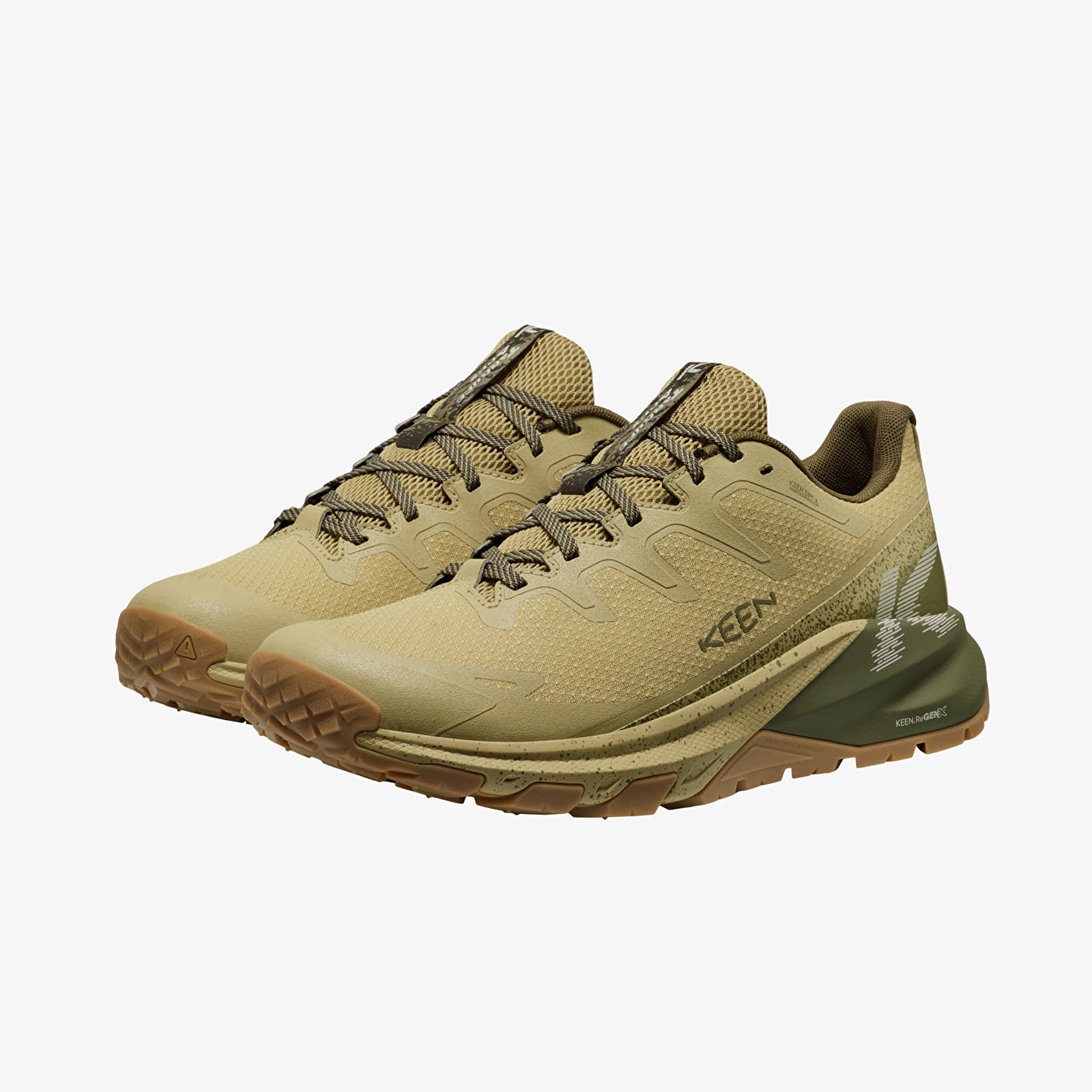Herren Sneaker und Schuhe KEEN Targhee Apex Wp Men Dark Olive/ Khaki