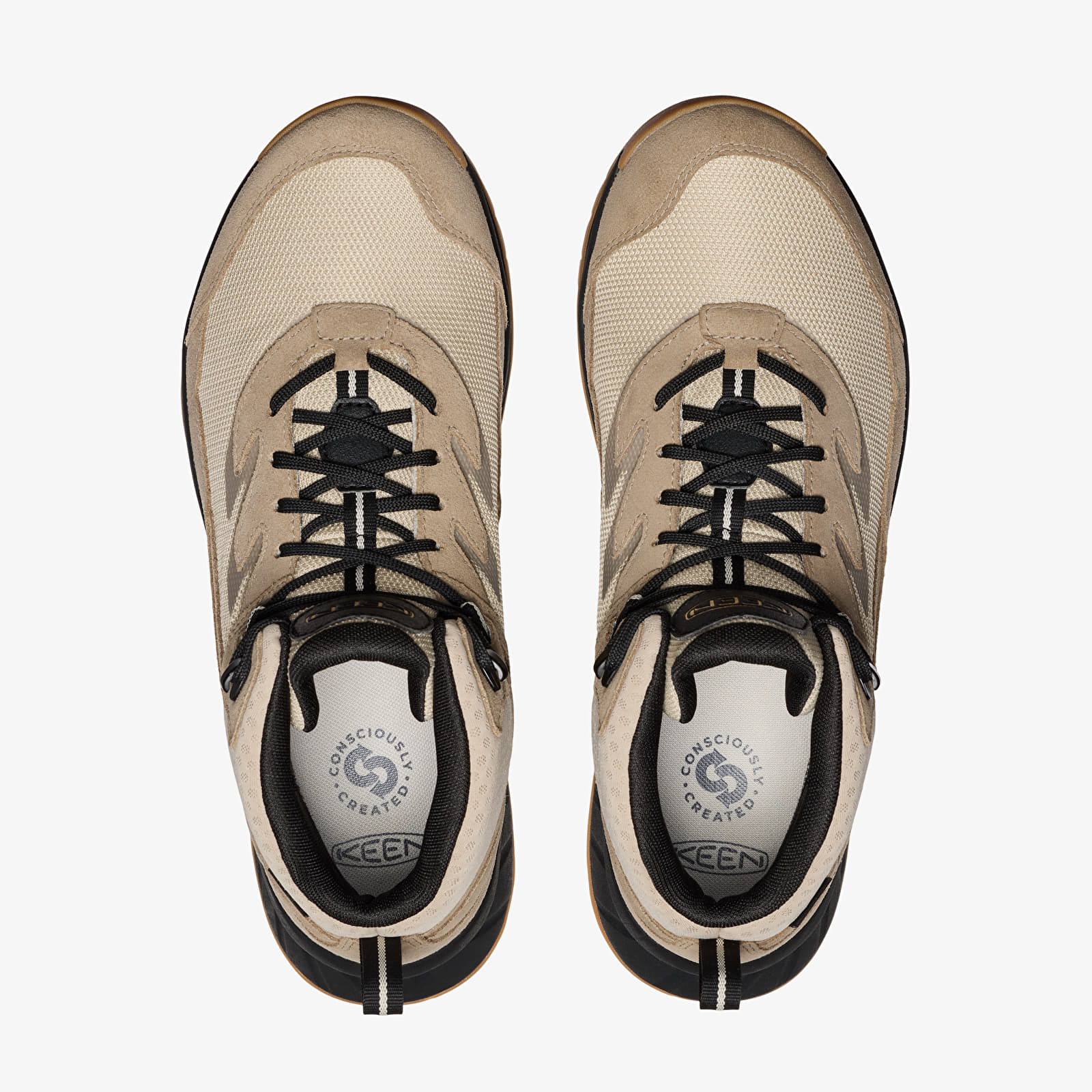 Herren Sneaker und Schuhe KEEN Hightrail Mid Wp Men Brindle/ Oak Buff