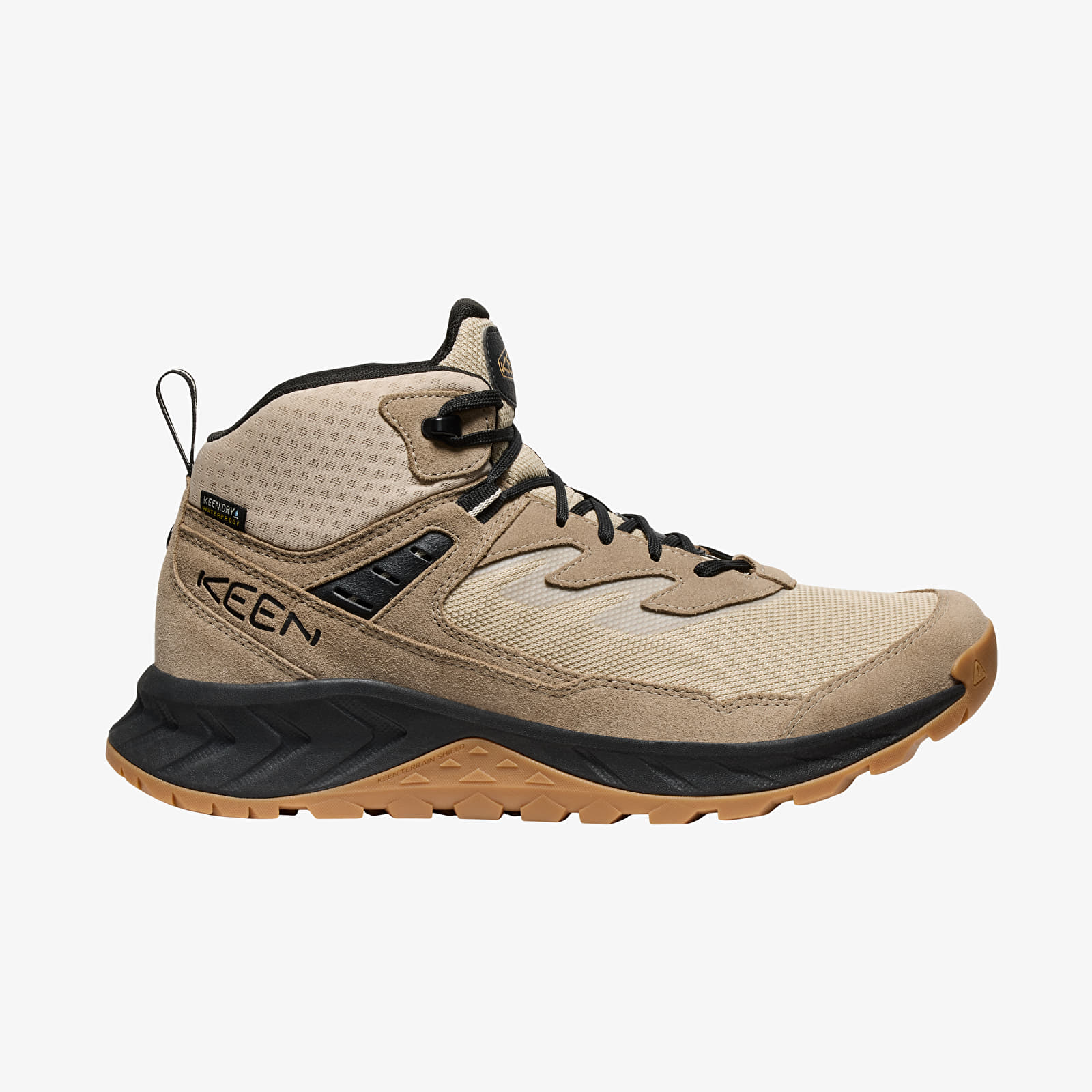 Herren Sneaker und Schuhe KEEN Hightrail Mid Wp Men Brindle/ Oak Buff