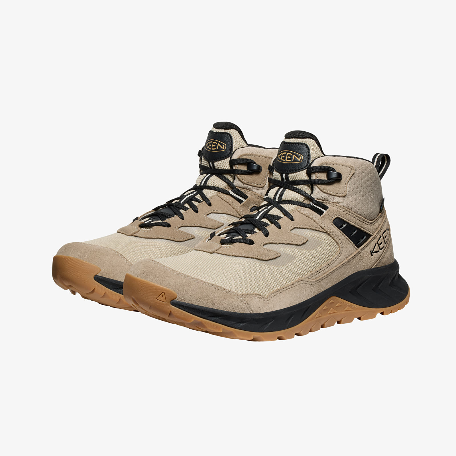 Herren Sneaker und Schuhe KEEN Hightrail Mid Wp Men Brindle/ Oak Buff