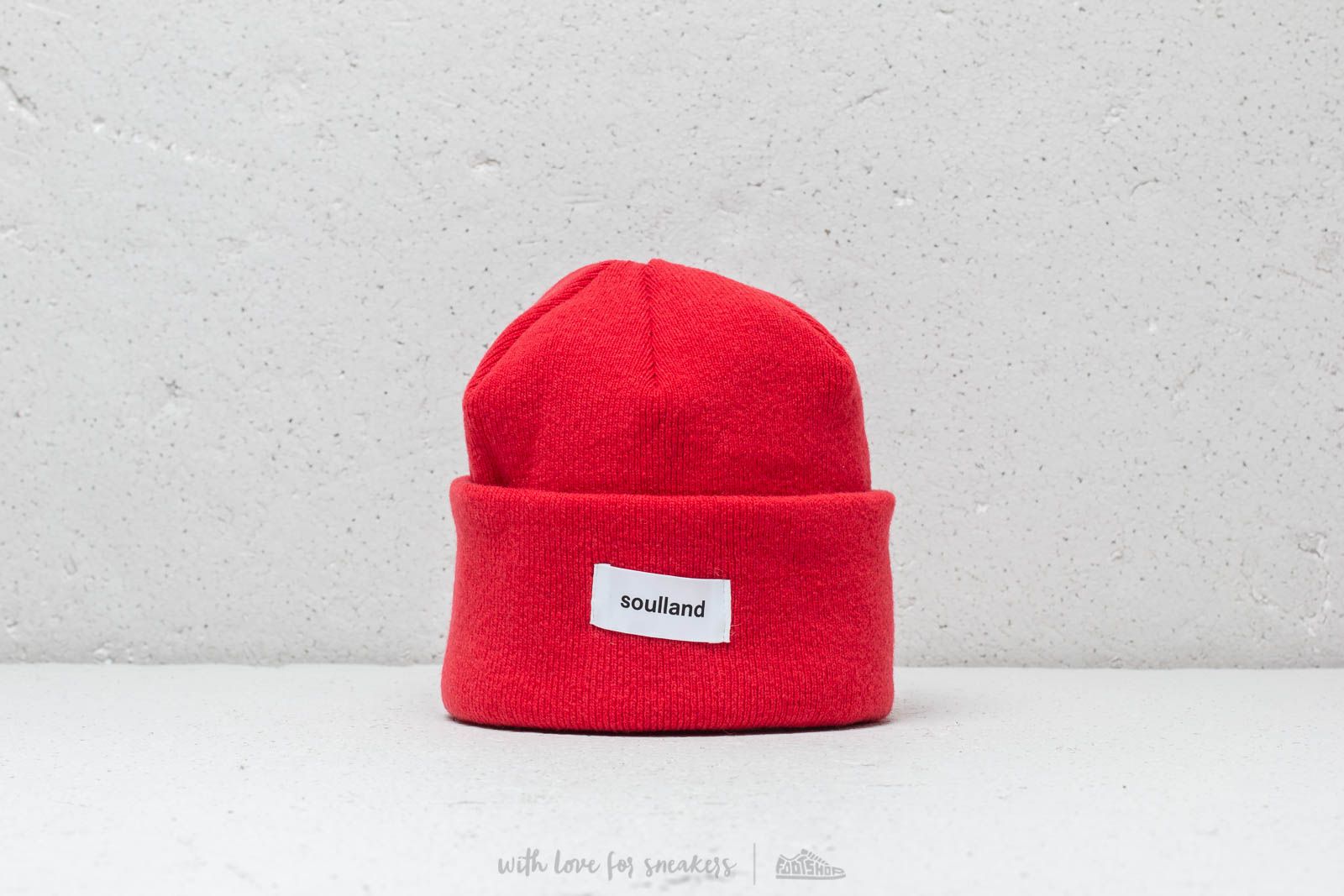 Čiapky Soulland Villy Beanie Blood Red