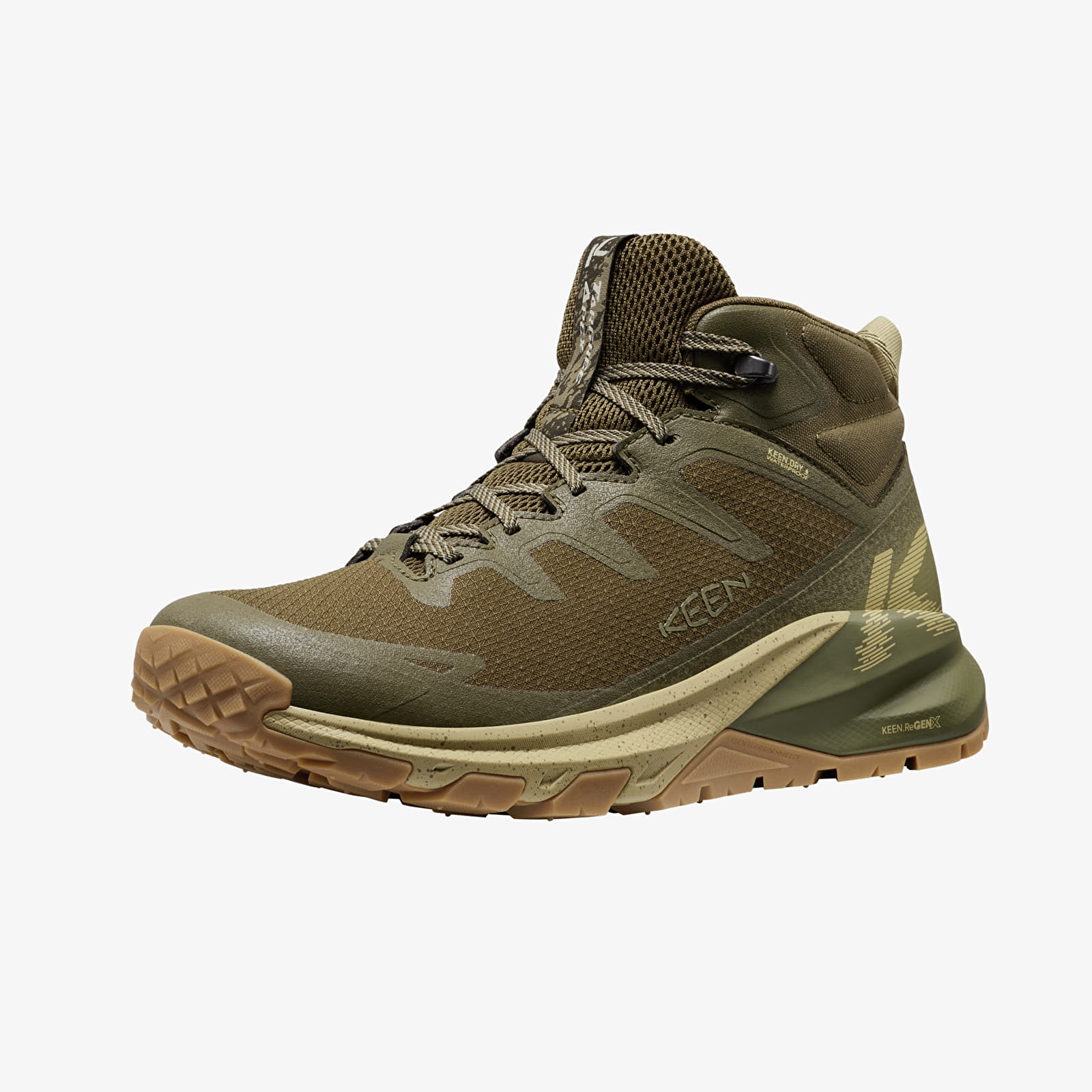 Chaussures et baskets homme KEEN Targhee Apex Mid Wp Men Dark Olive/ Khaki