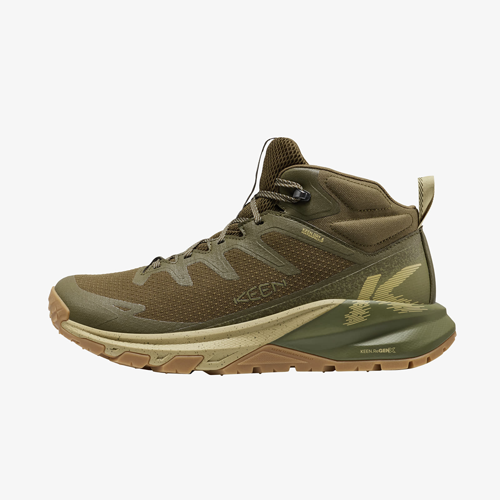 Chaussures et baskets homme KEEN Targhee Apex Mid Wp Men Dark Olive/ Khaki