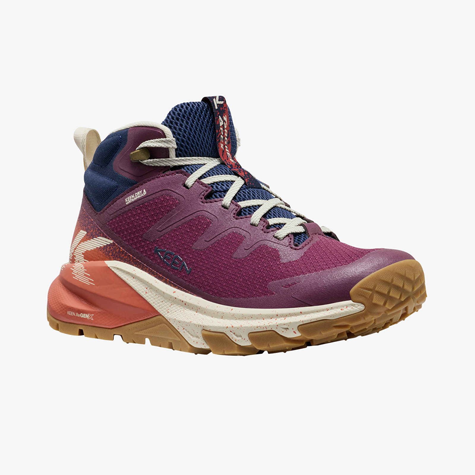 Scarpe donna KEEN Targhee Apex Mid Wp Women Fig/ Burnt Brick