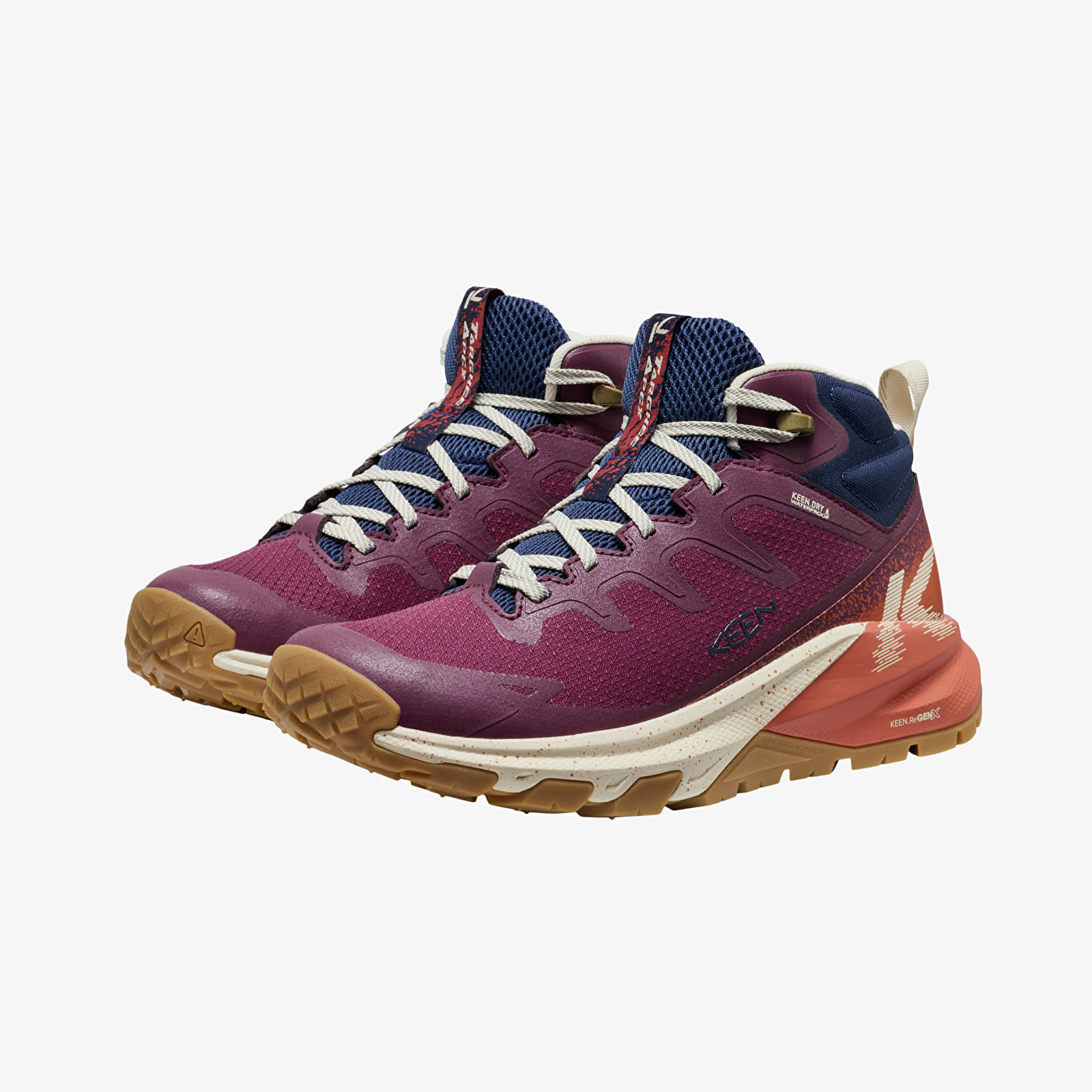 Scarpe donna KEEN Targhee Apex Mid Wp Women Fig/ Burnt Brick