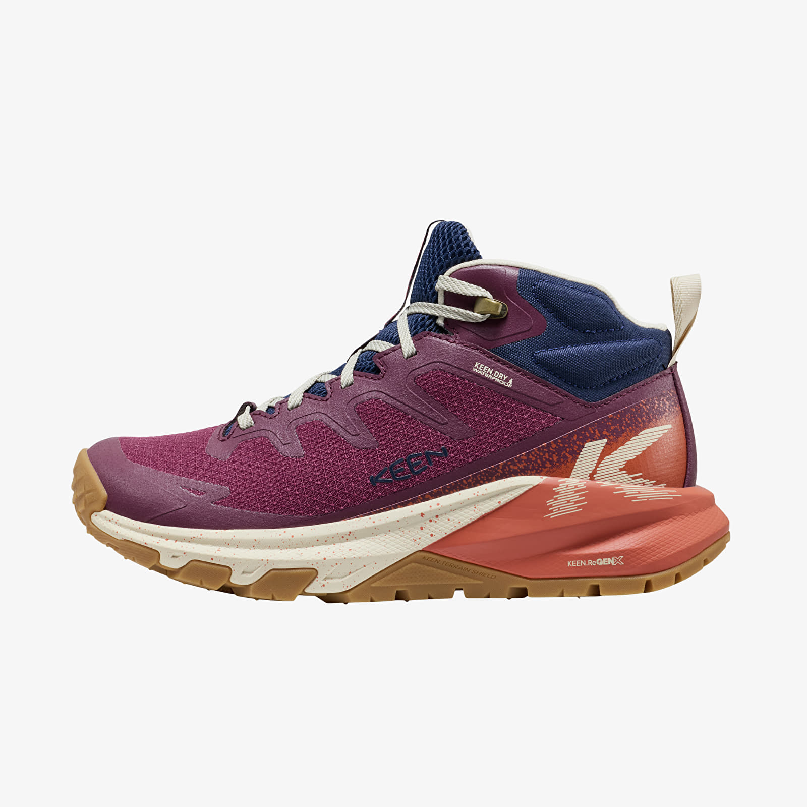 Scarpe donna KEEN Targhee Apex Mid Wp Women Fig/ Burnt Brick