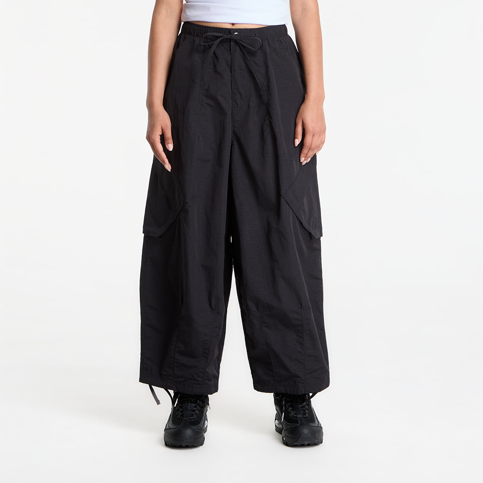 Bikses Jordan Flight Chicago Women's Parachute Pants Black/ Black