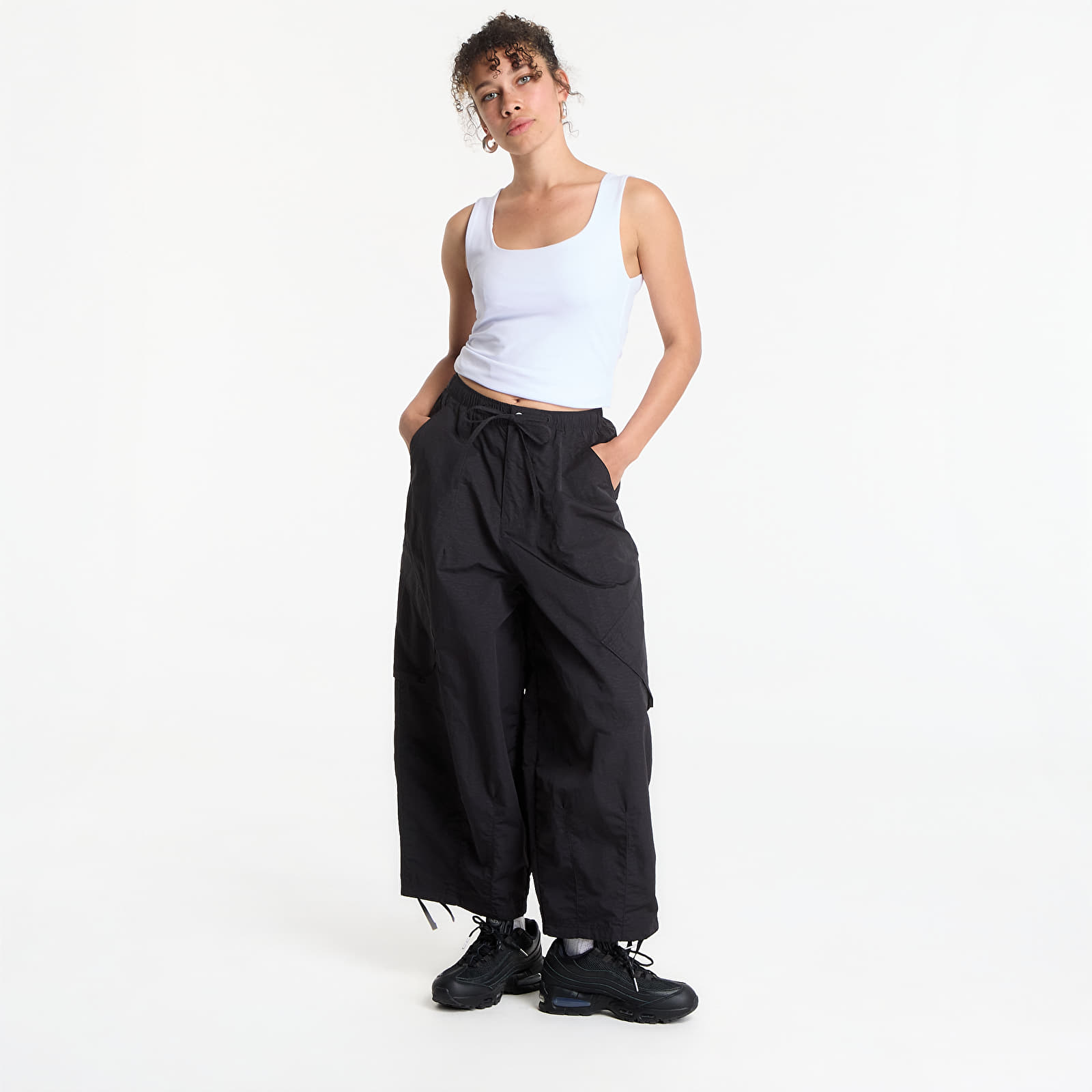 Bikses Jordan Flight Chicago Women's Parachute Pants Black/ Black