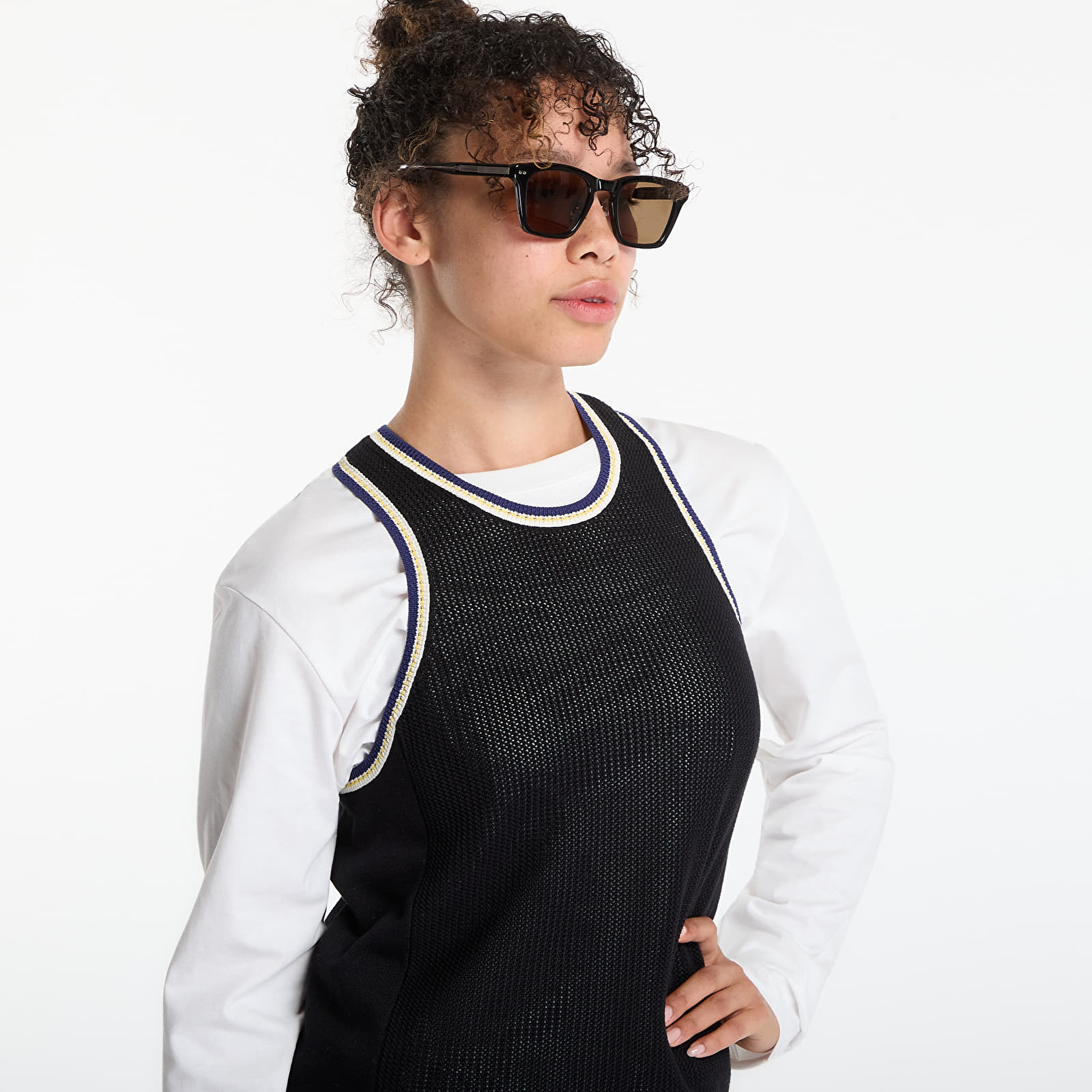 Vests Y-3 x Wales Bonner Knit Tank Top Black