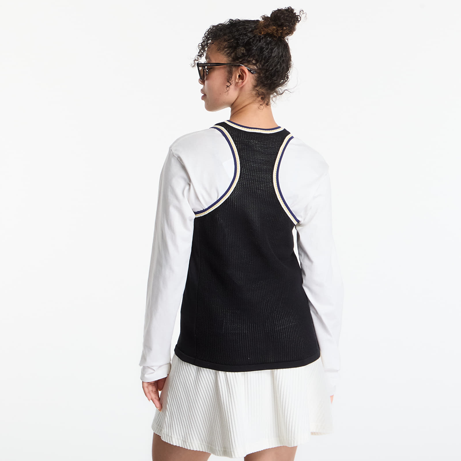 Vests Y-3 x Wales Bonner Knit Tank Top Black