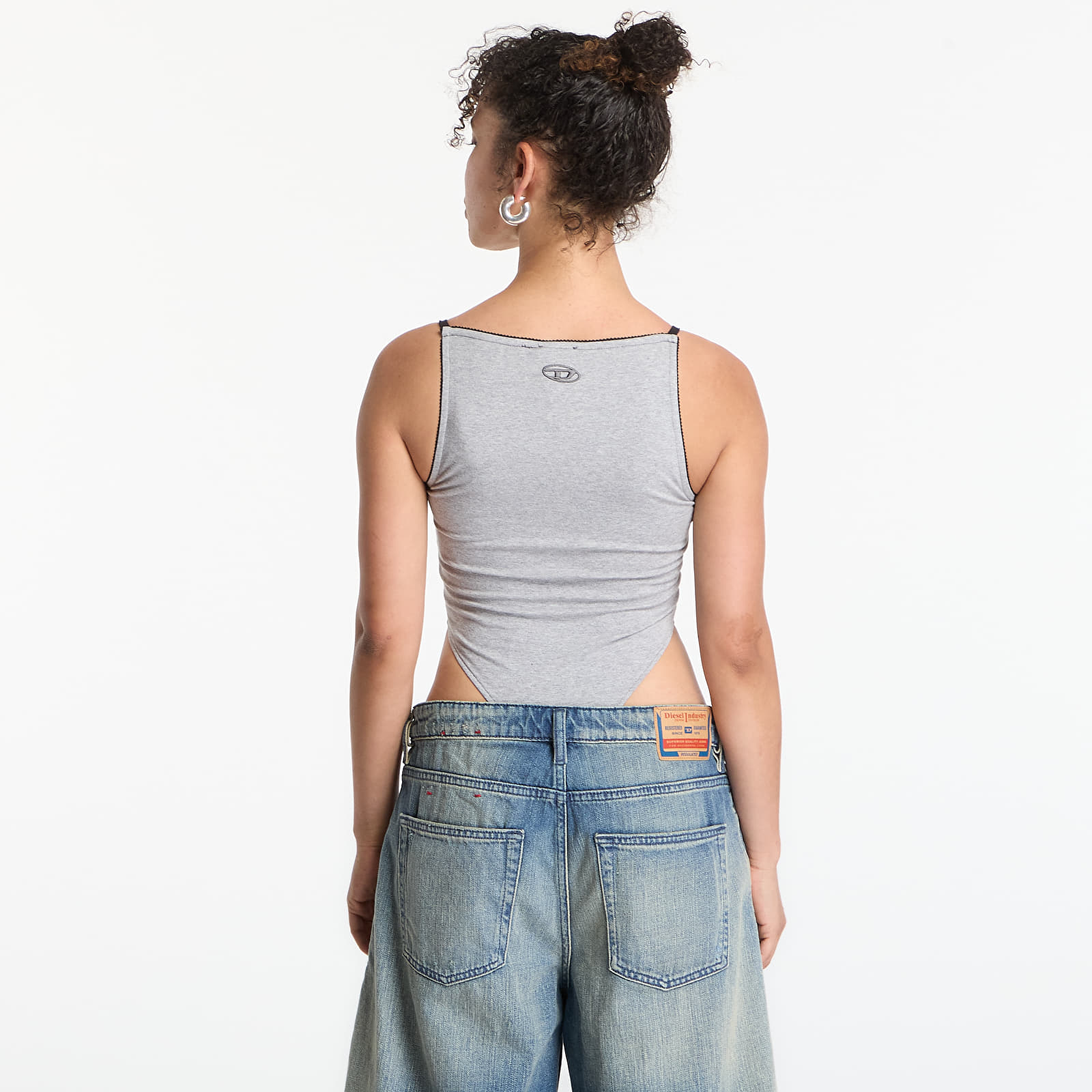 Camisetas de tirantes Diesel T-Ameris-S1 Tank Top Grey Melange