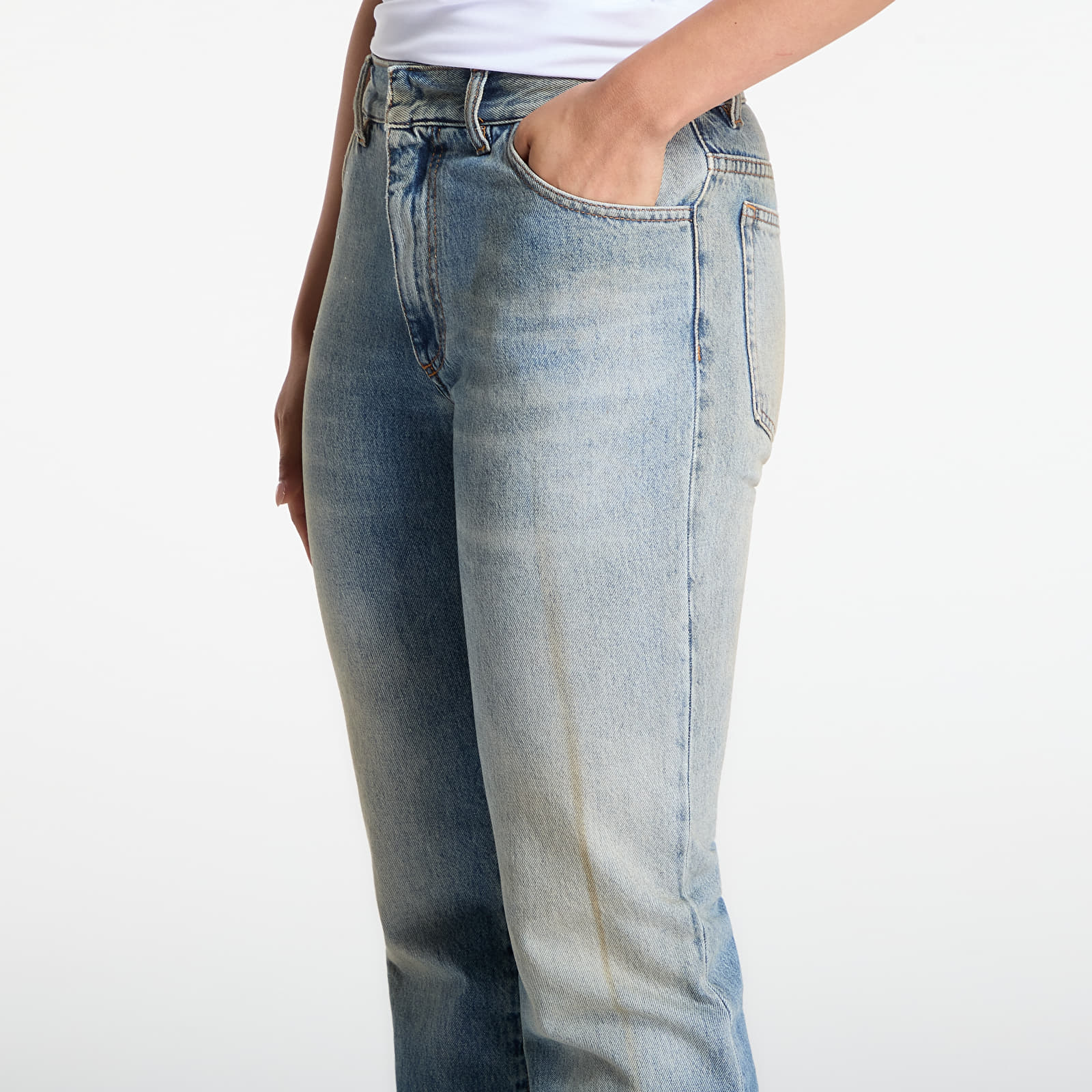 Jeans MM6 Straight-Leg Jeans Medium Blue