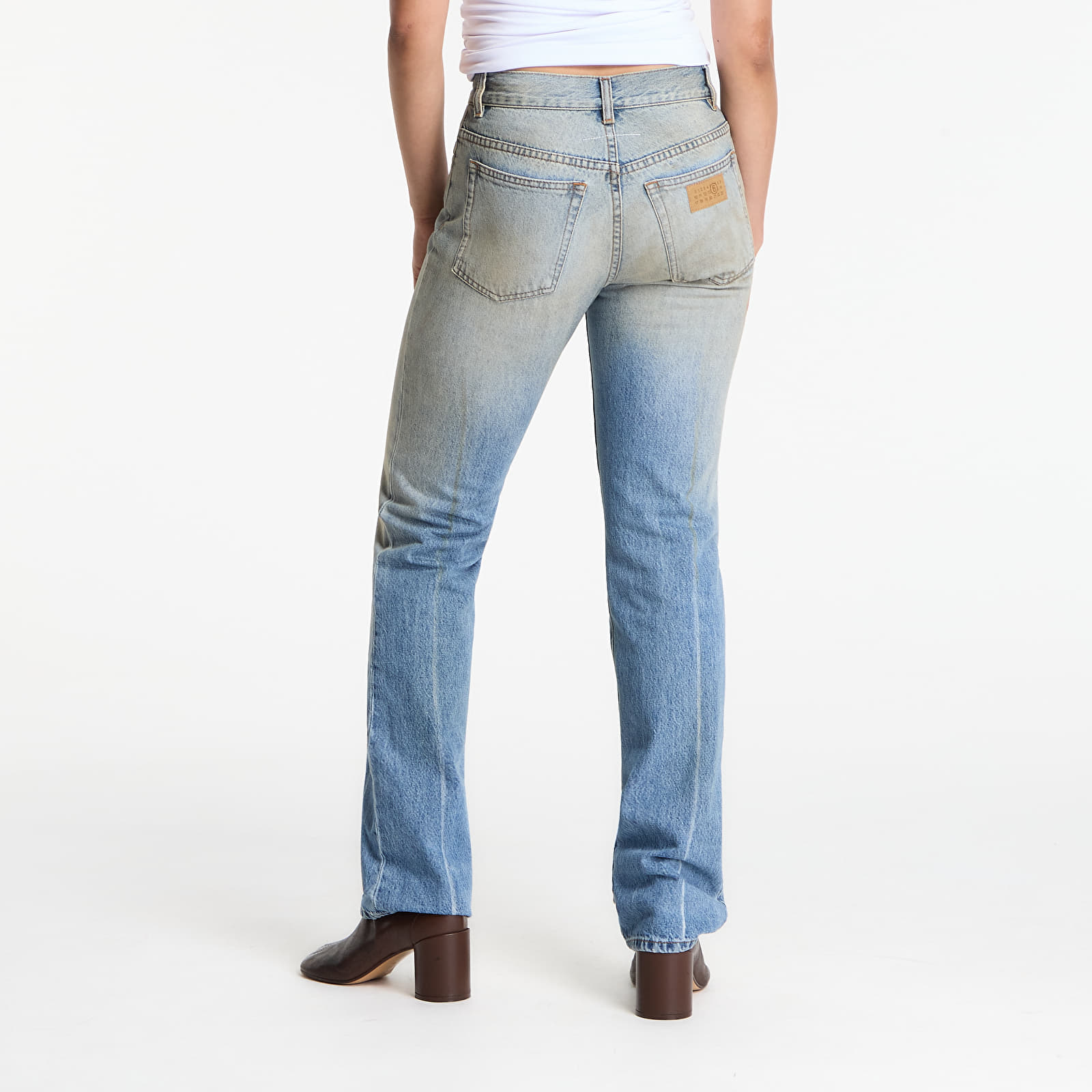 Jeans MM6 Straight-Leg Jeans Medium Blue