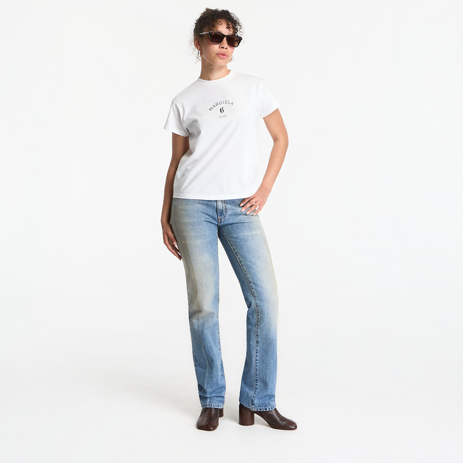 Jeans MM6 Straight-Leg Jeans Medium Blue