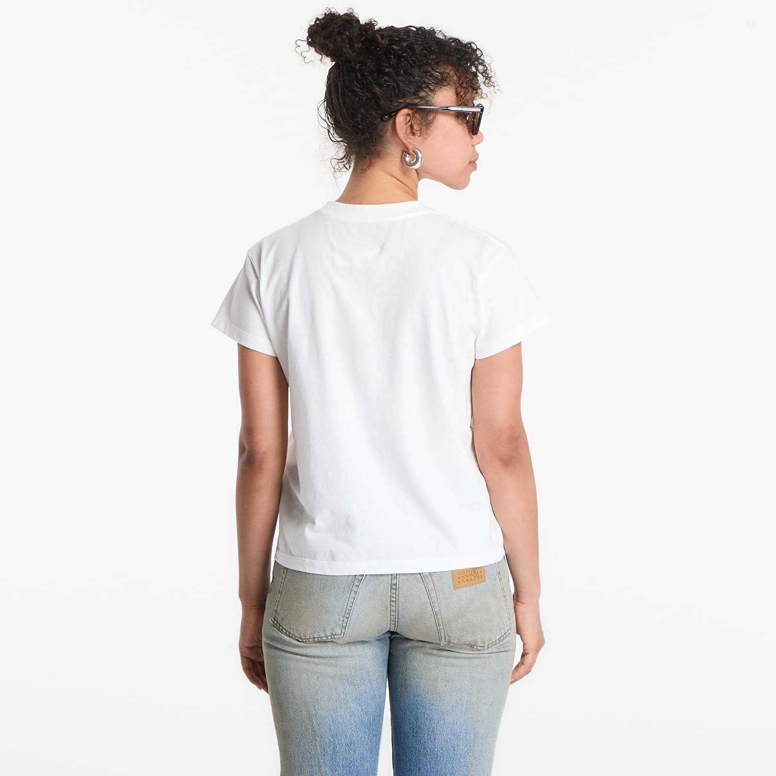 T-paidat MM6 Signature Jersey T-Shirt Off White