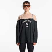 MM6 Jersey Top With Mannequin Print Black
