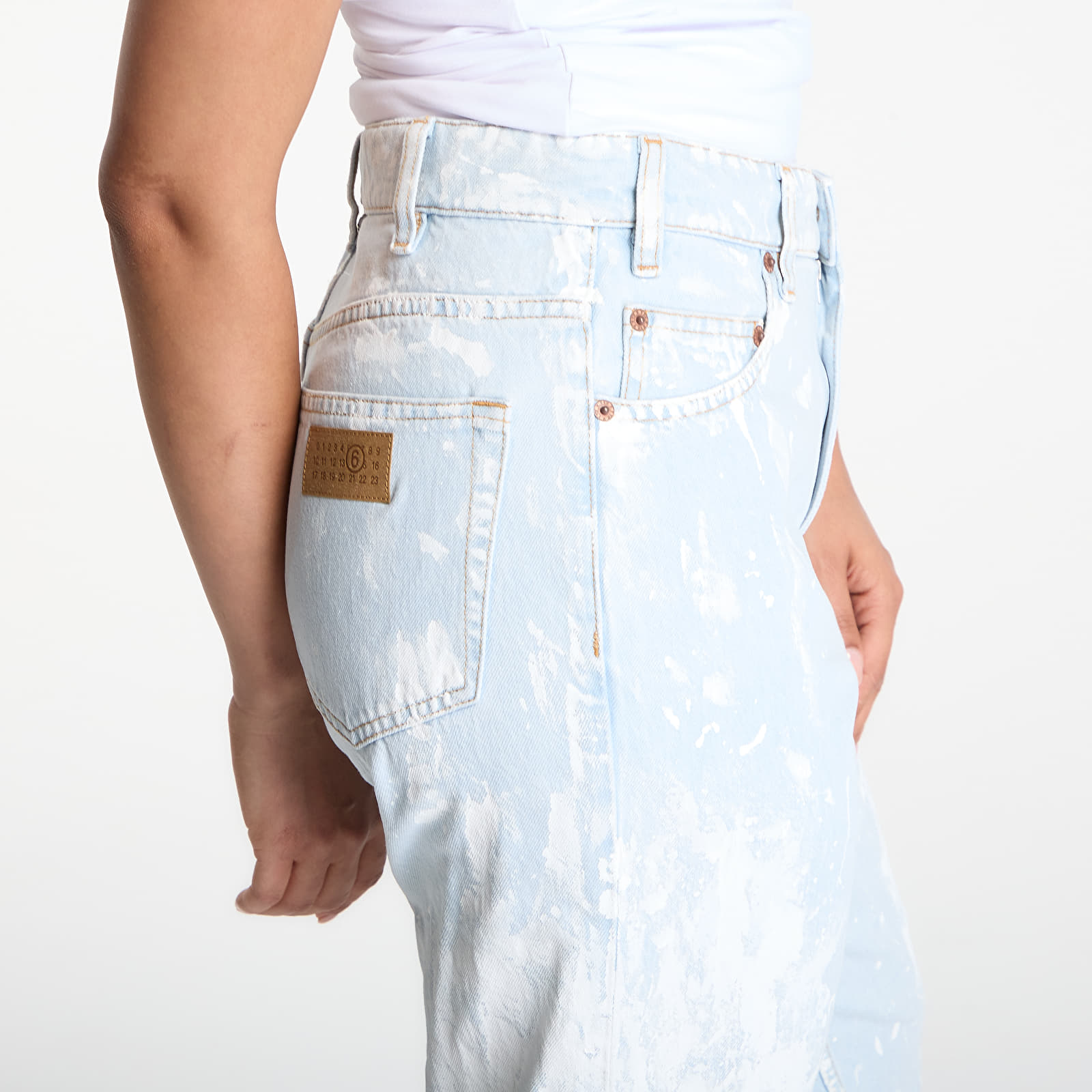 Jeans MM6 Straight-Leg Jeans Blue