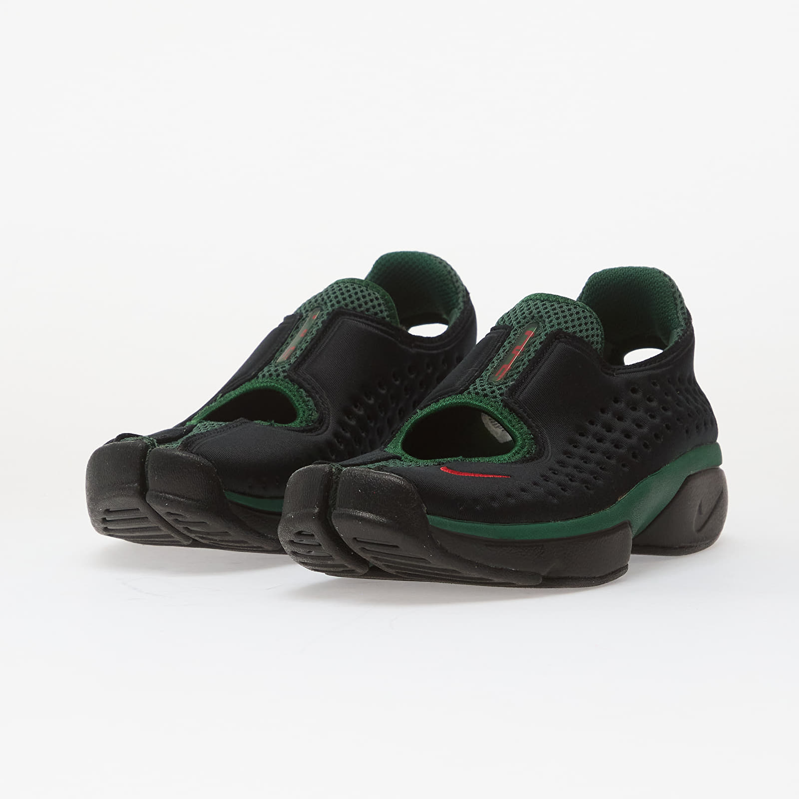 Naiste jalatsid Nike Air Rift 2 Black/ Fire Red-Tm Dark Green