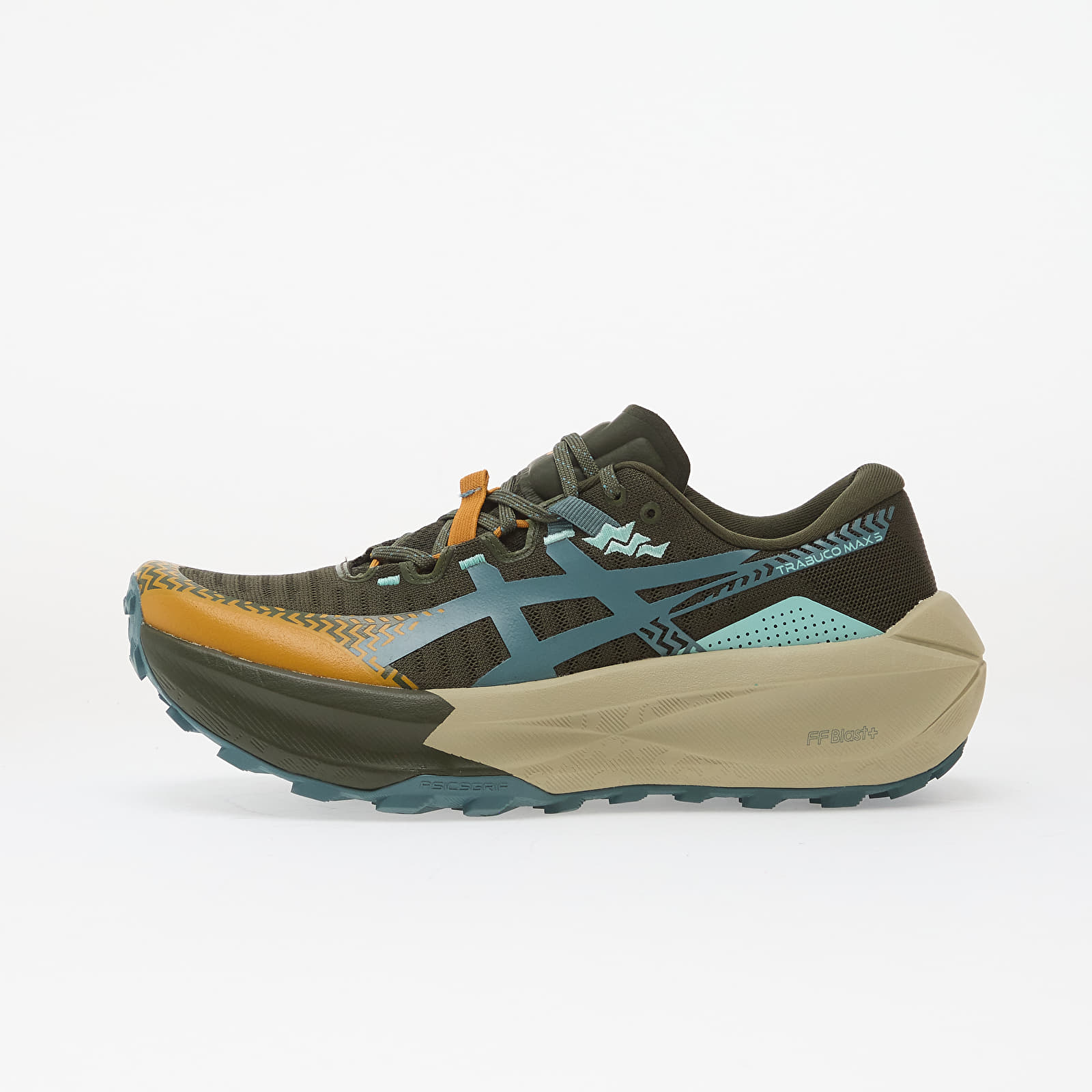Miesten kengät Asics Trabuco Max 5 Vintage Khaki/ Foggy Teal