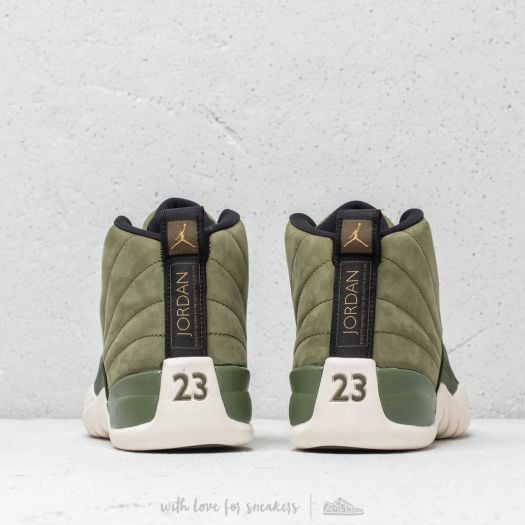 Olive green and white 12s on sale