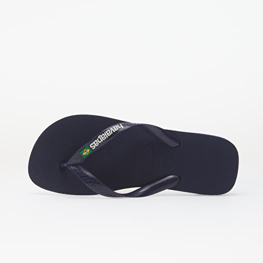 Havaianas Brasil Logo Navy Blue 2