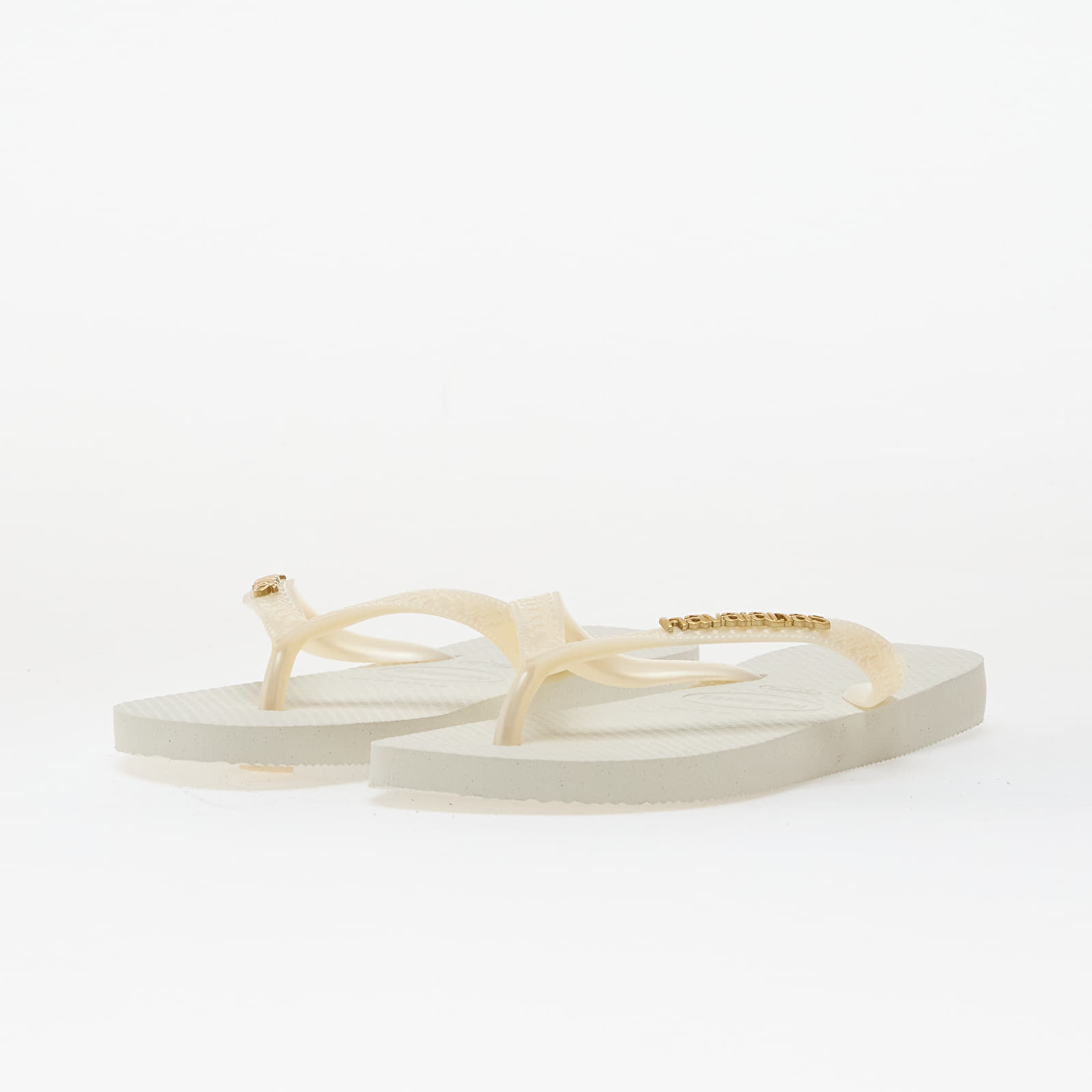 Damesko Havaianas Top Logo Metallic White