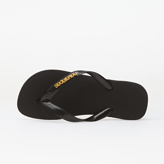 Havaianas Top Logo Metallic Black/ Black