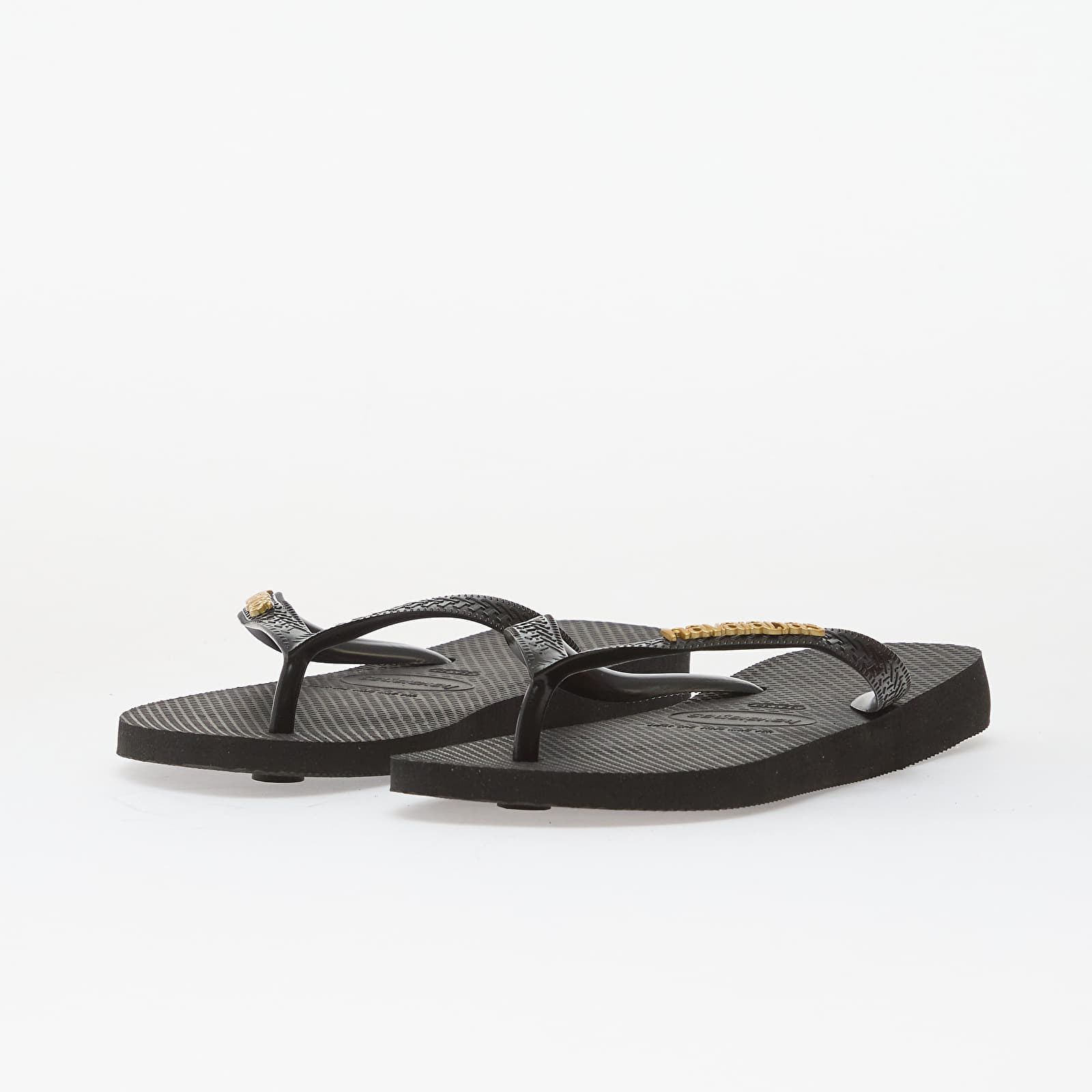 Damesko Havaianas Top Logo Metallic Black/ Black