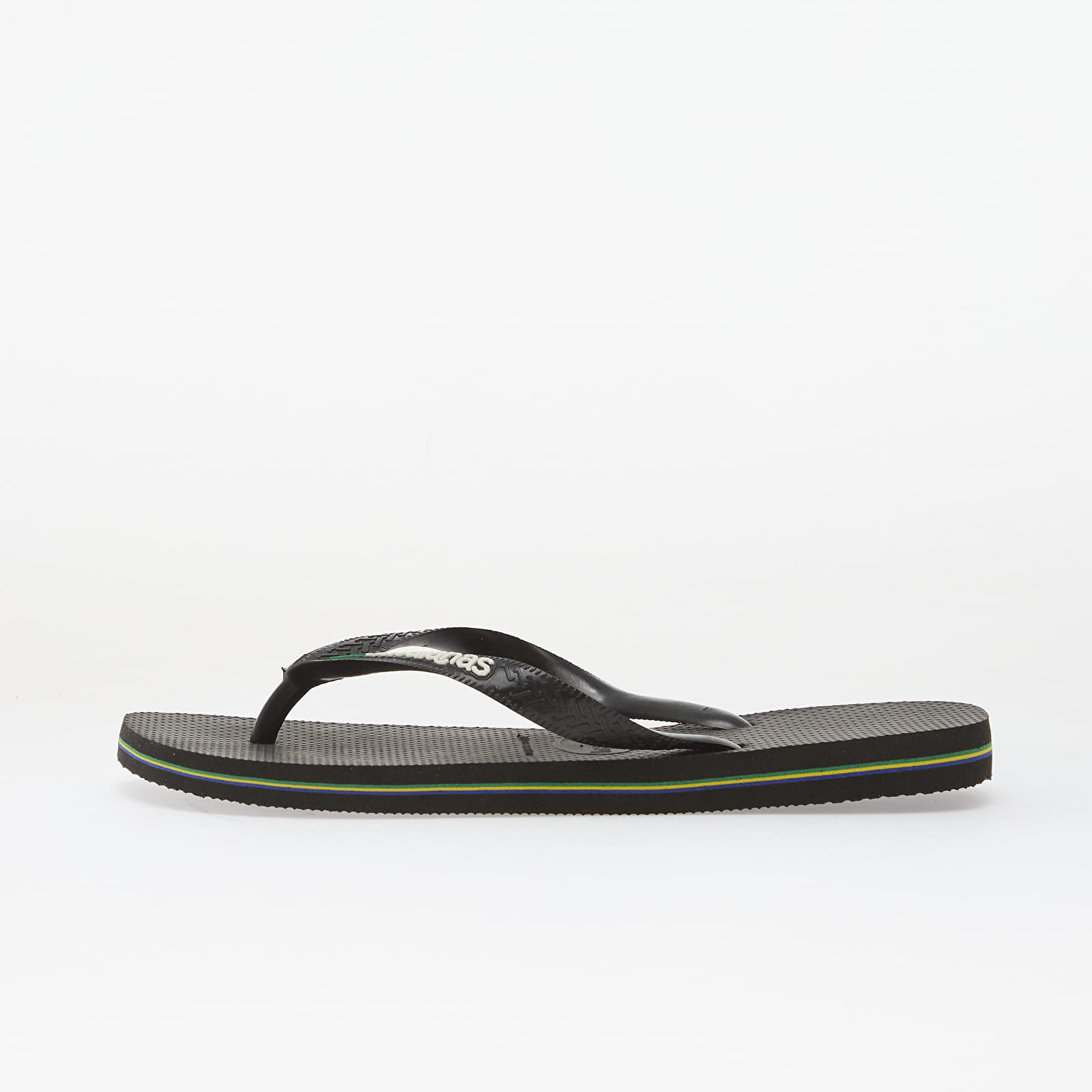 Herresko Havaianas Brasil Logo Black/ Black