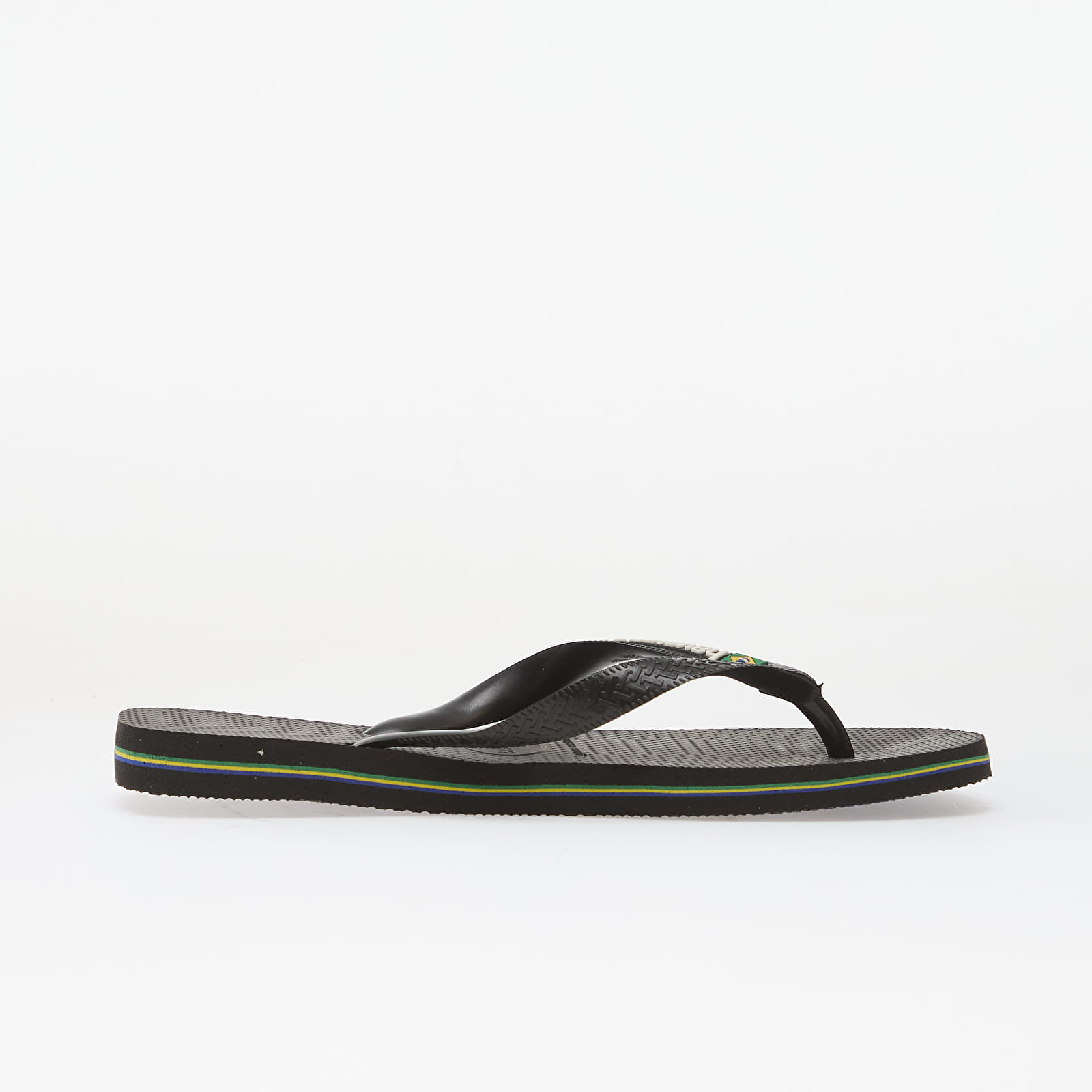 Herresko Havaianas Brasil Logo Black/ Black