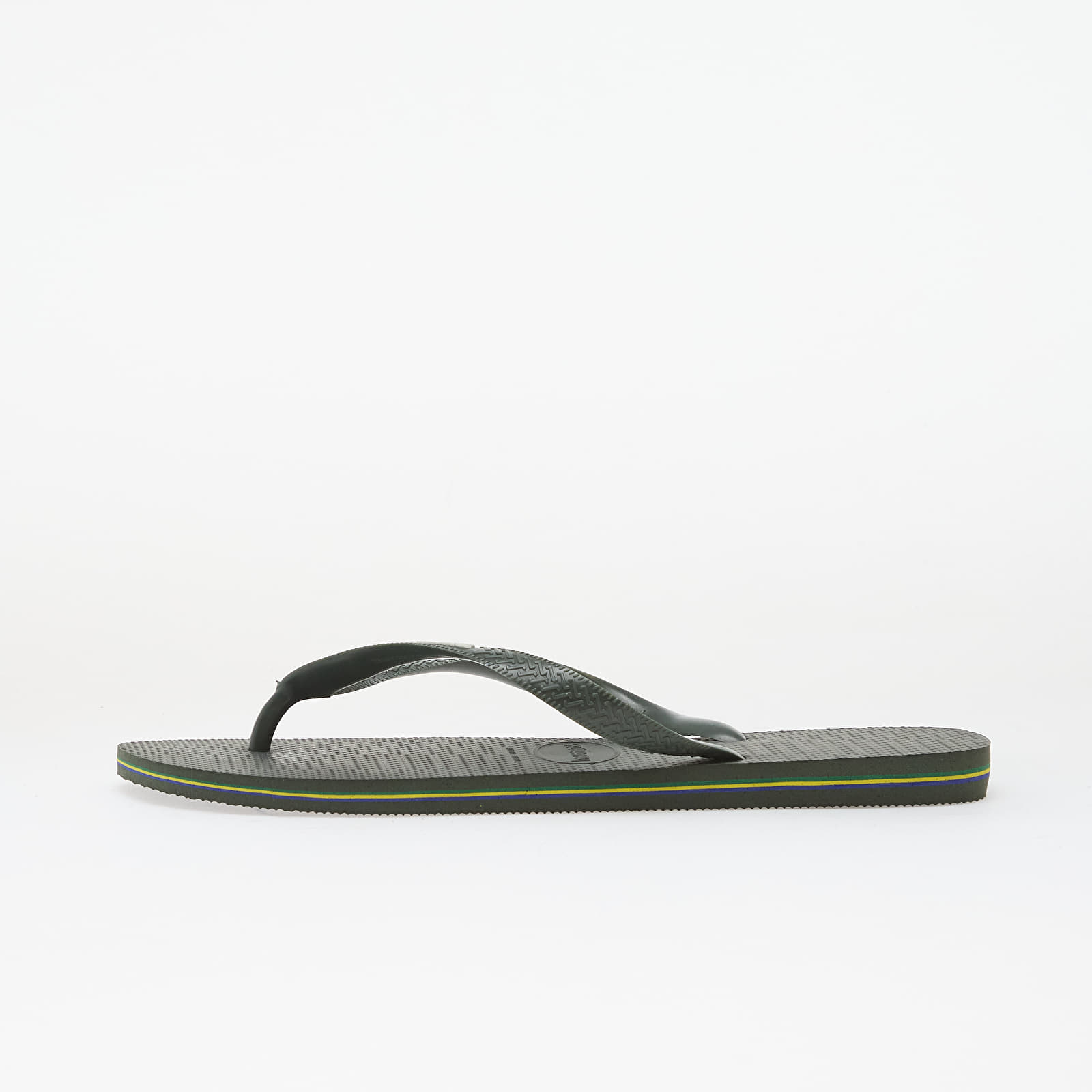 Herresko Havaianas Brasil Logo Green Olive/ Green Olive