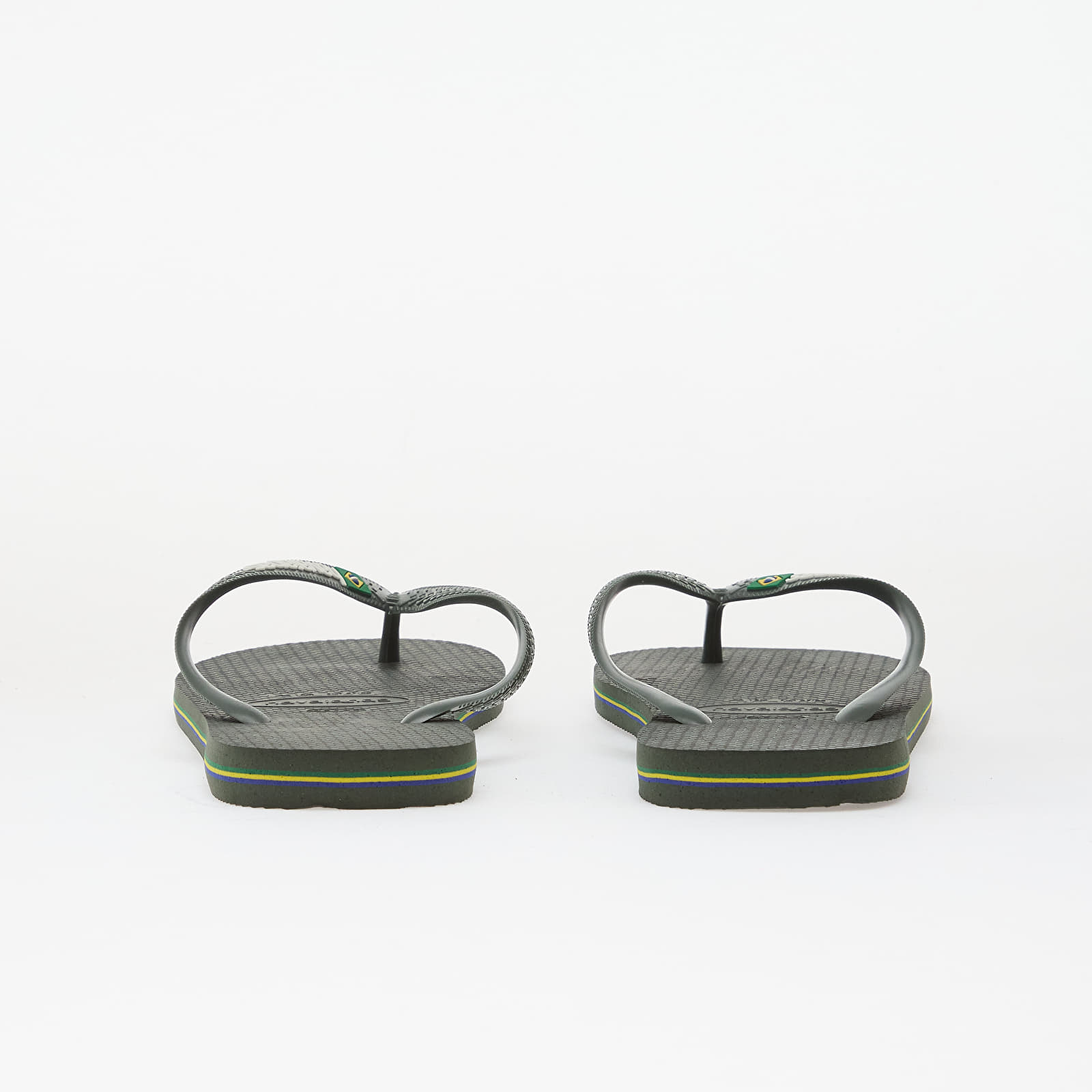 Herresko Havaianas Brasil Logo Green Olive/ Green Olive