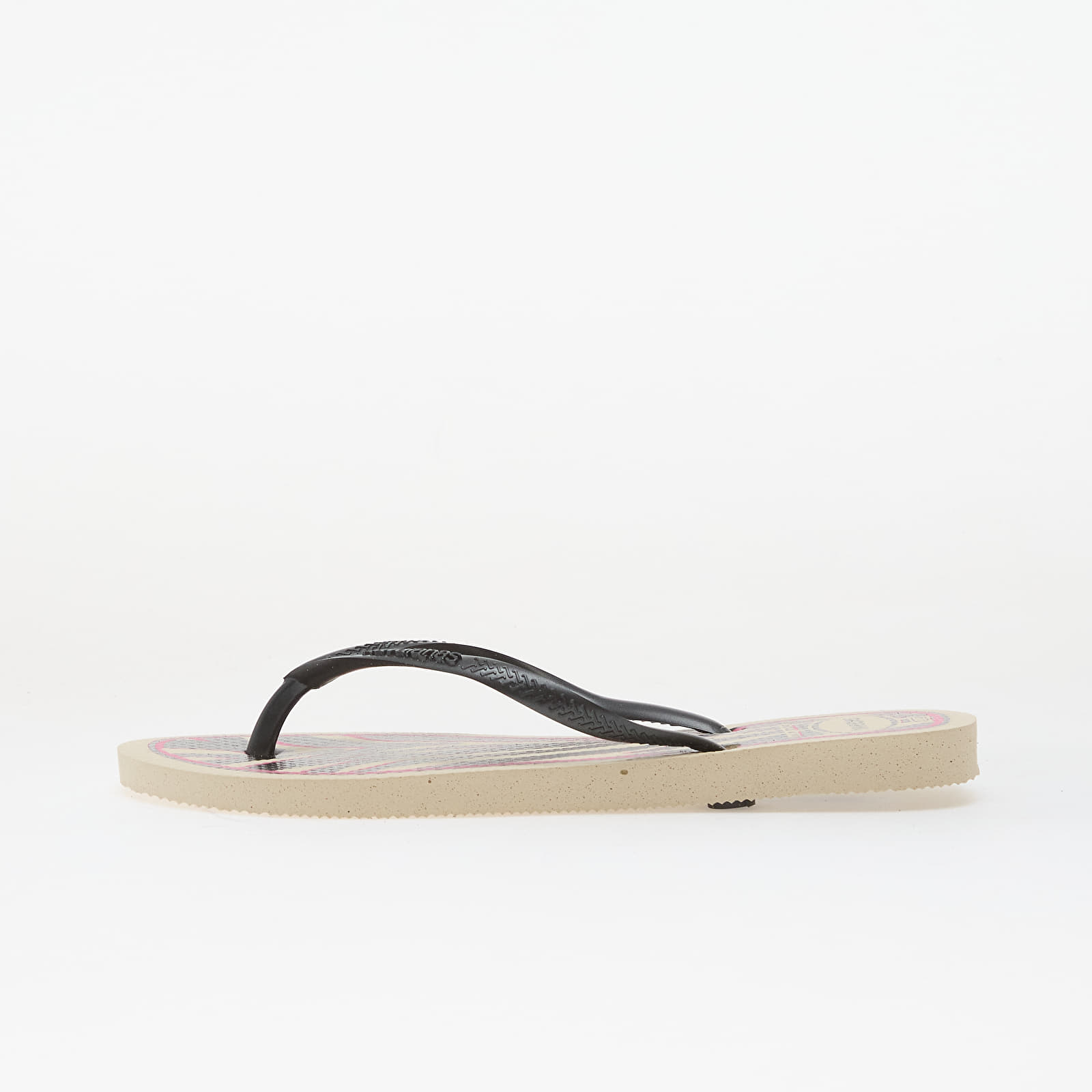 Damesko Havaianas Slim Animals Beige/ Dark Grey Metallic