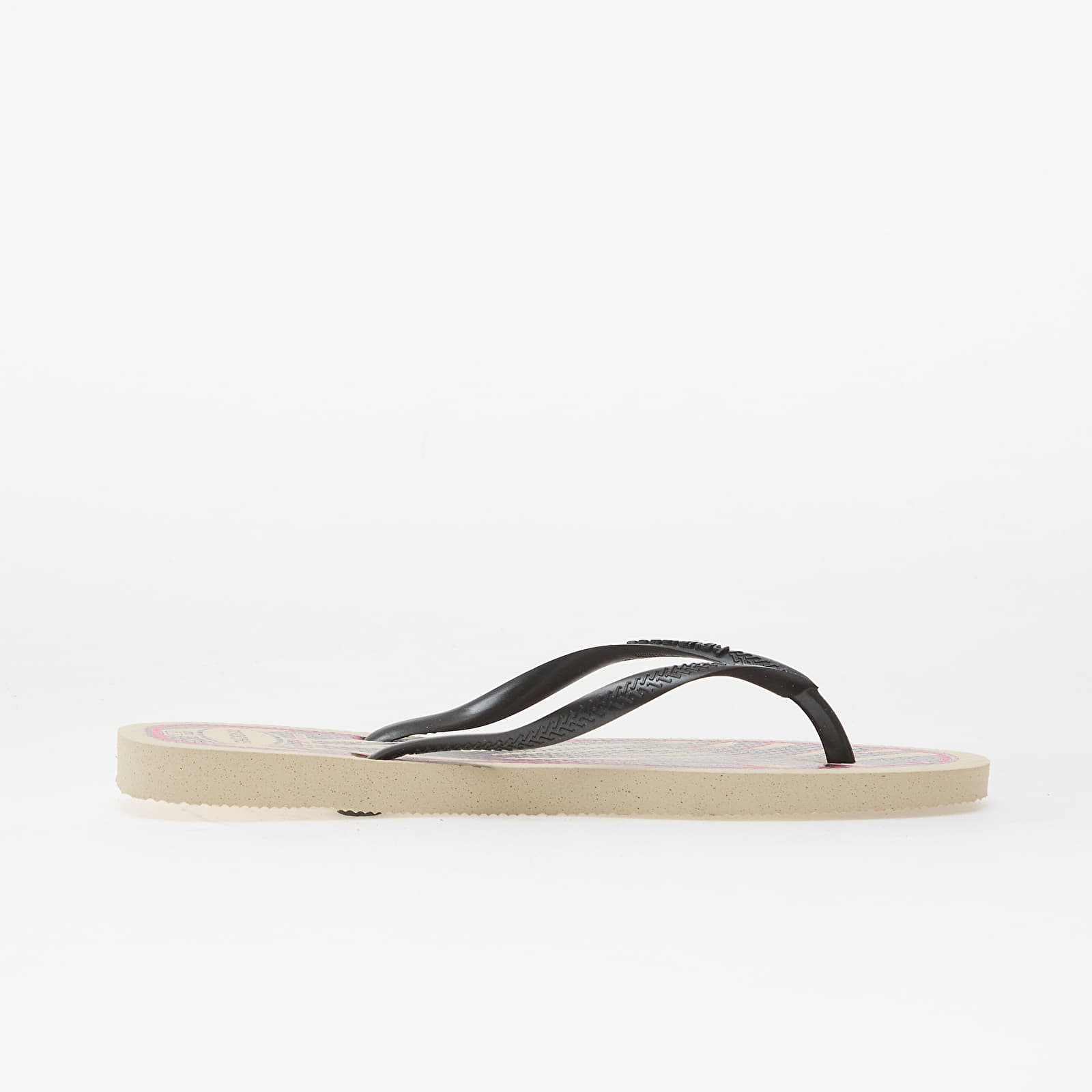 Damesko Havaianas Slim Animals Beige/ Dark Grey Metallic