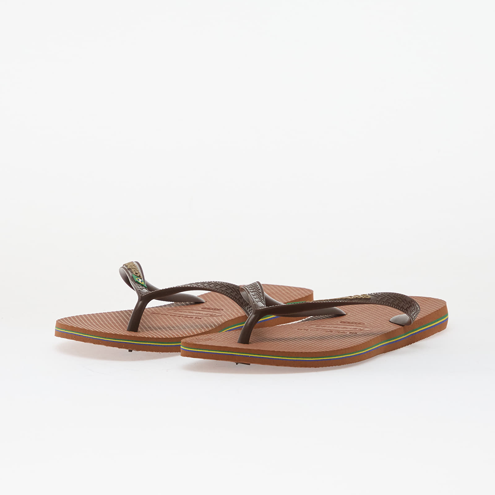 Damesko Havaianas Brasil Logo Rust/ Dark Brown