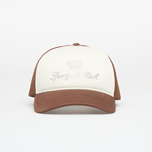 Sporty & Rich Juicy Crown Trucker Hat White/ Chocolate