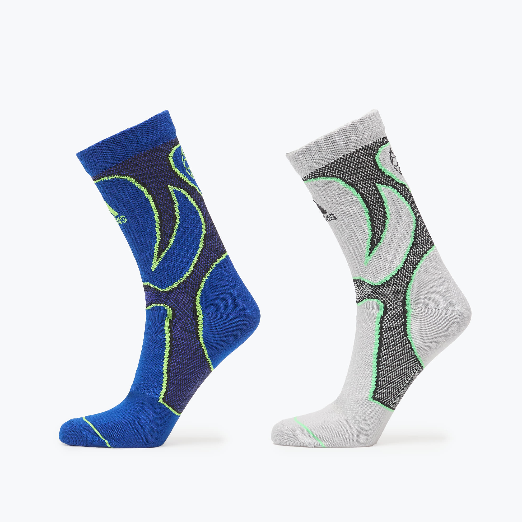 Чорапи adidas Teamgeist Crew Socks 2 Pairs Grey Two M