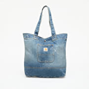 Carhartt WIP Denim Tote Blue Destroy Wash, Splatter